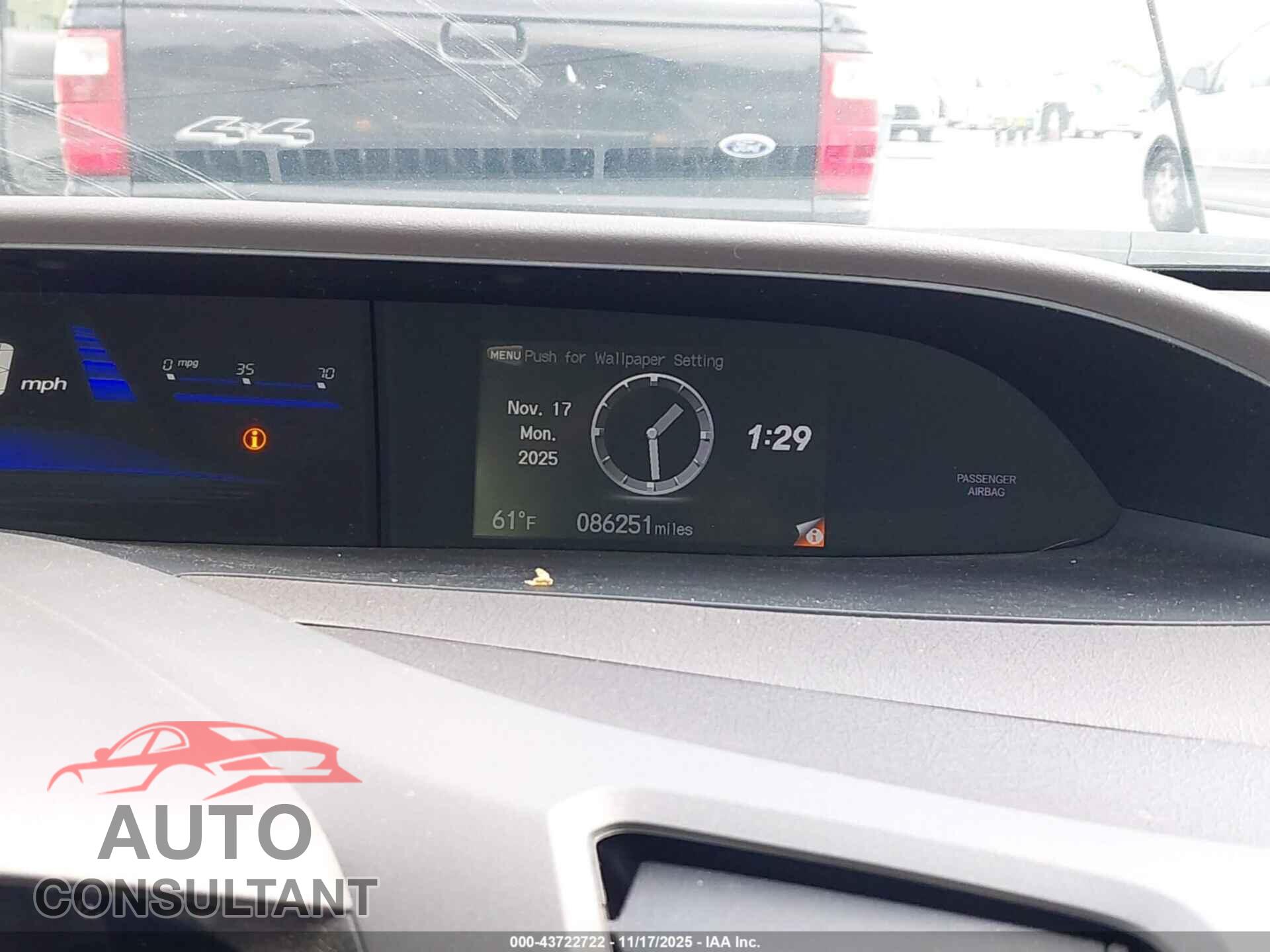 HONDA CIVIC 2012 - 19XFB2F89CE345133