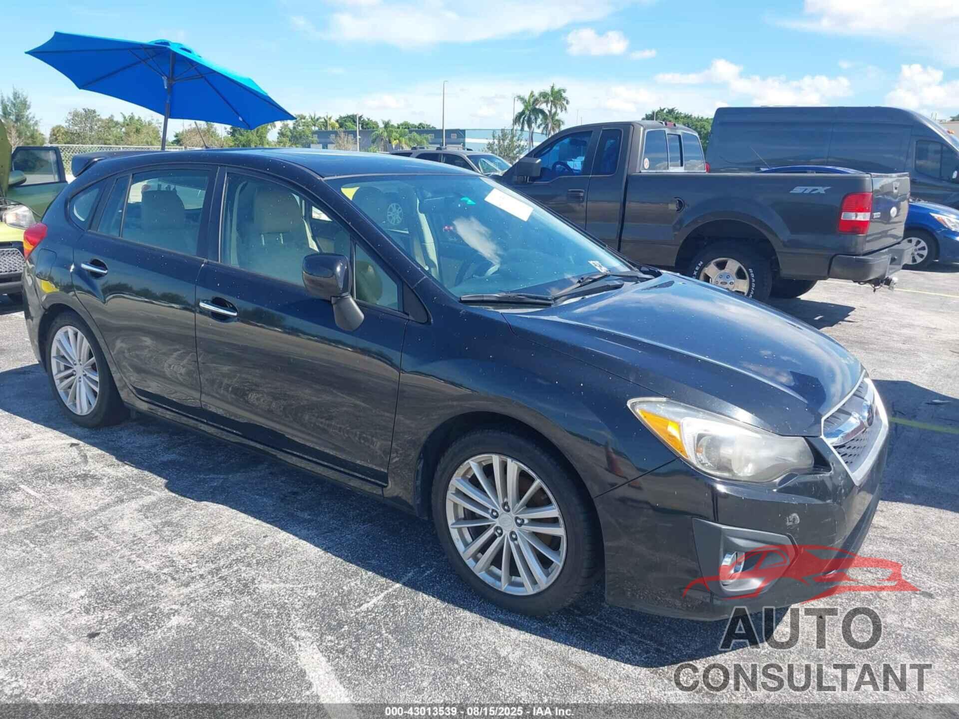 SUBARU IMPREZA 2013 - JF1GPAK65DH843996