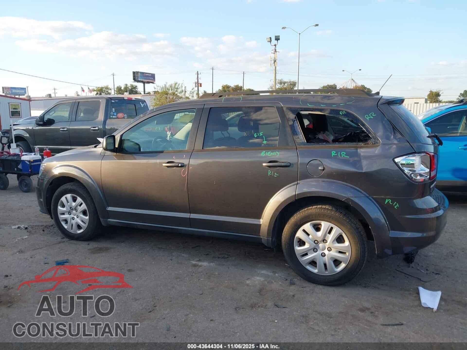 DODGE JOURNEY 2015 - 3C4PDCAB3FT630806