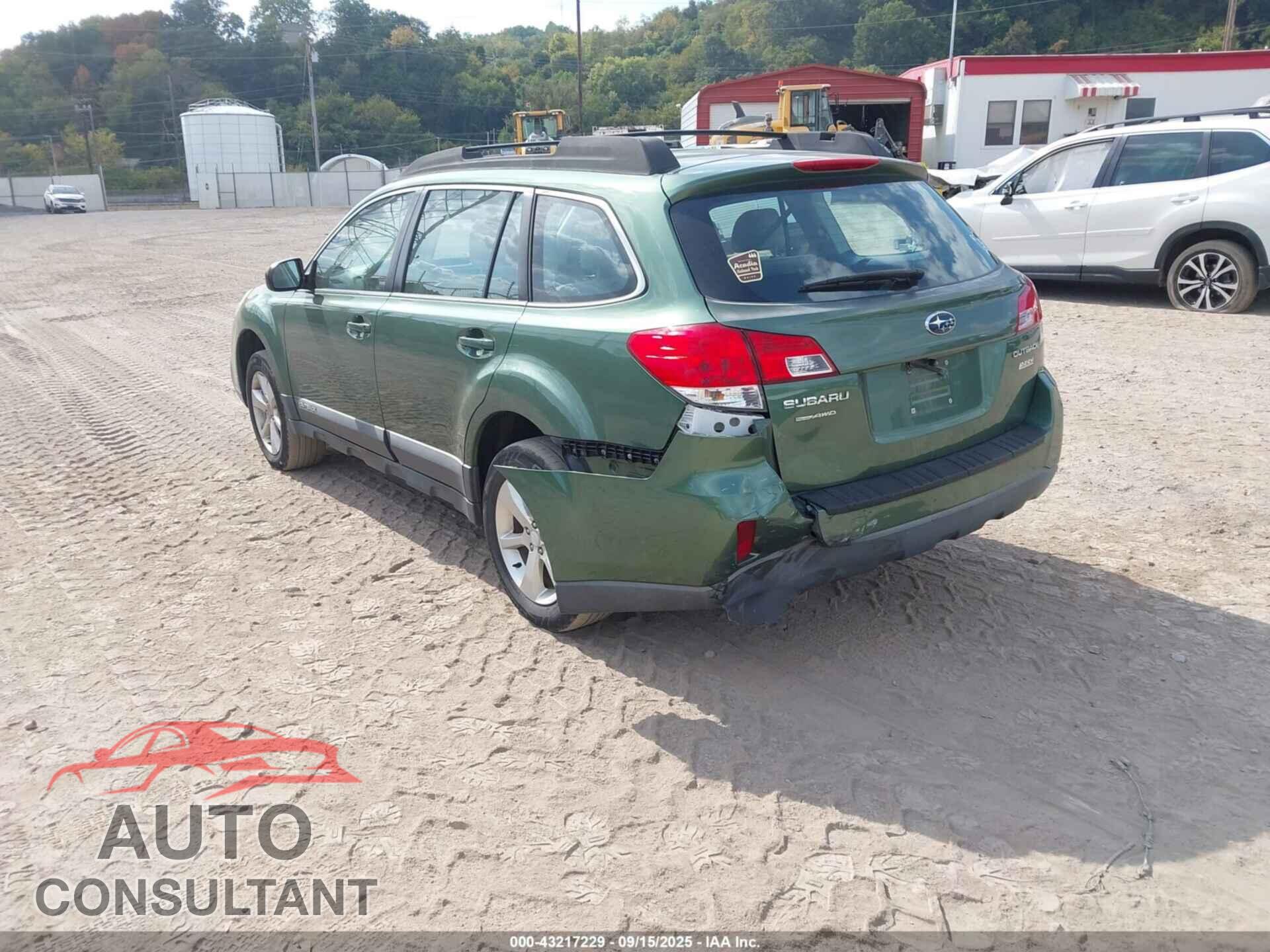 SUBARU OUTBACK 2014 - 4S4BRBAC4E3223789