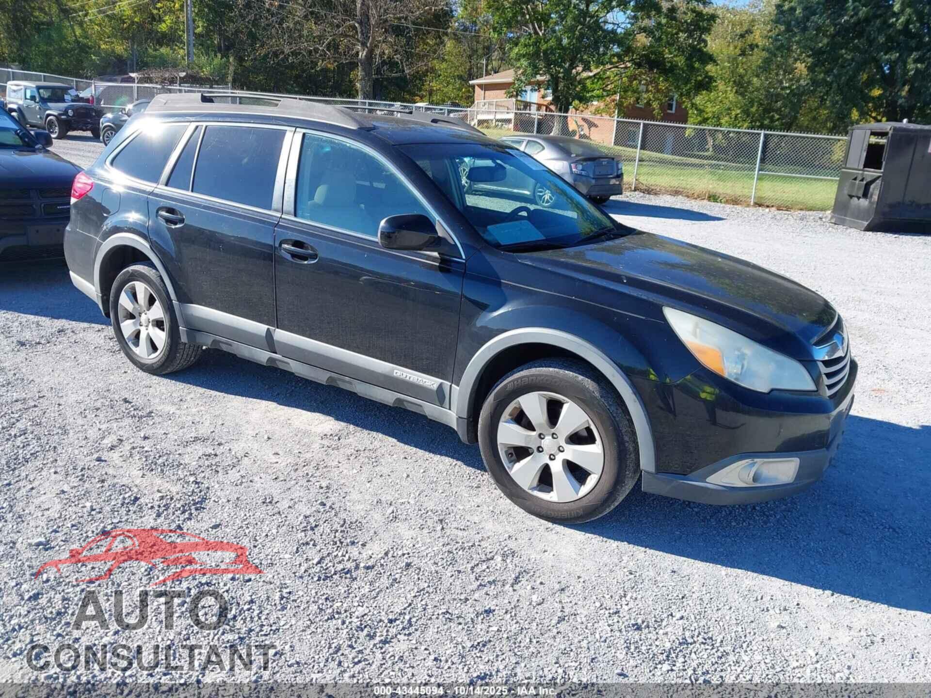SUBARU OUTBACK 2012 - 4S4BRBGC8C3238123