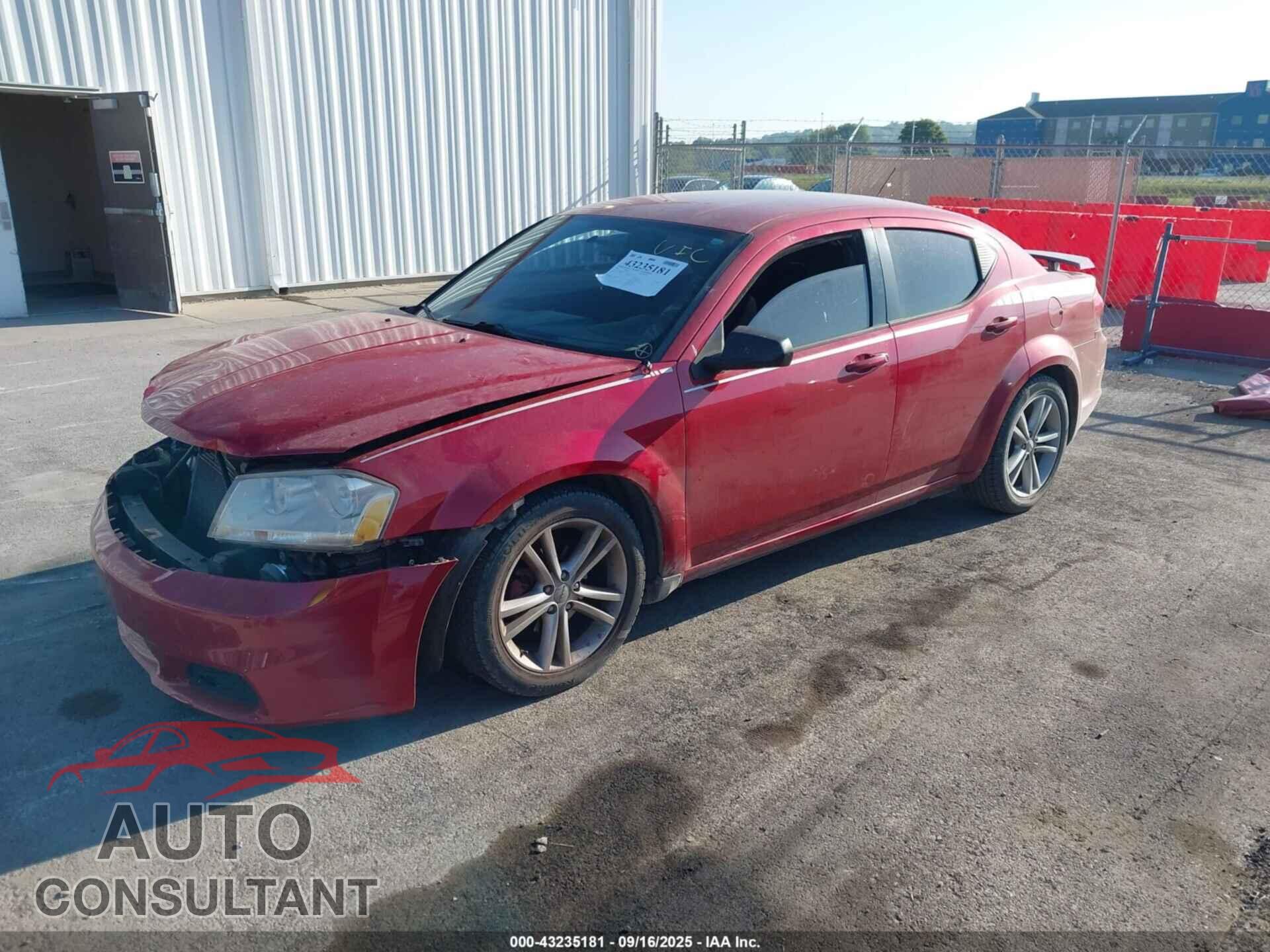 DODGE AVENGER 2014 - 1C3CDZAB5EN160766