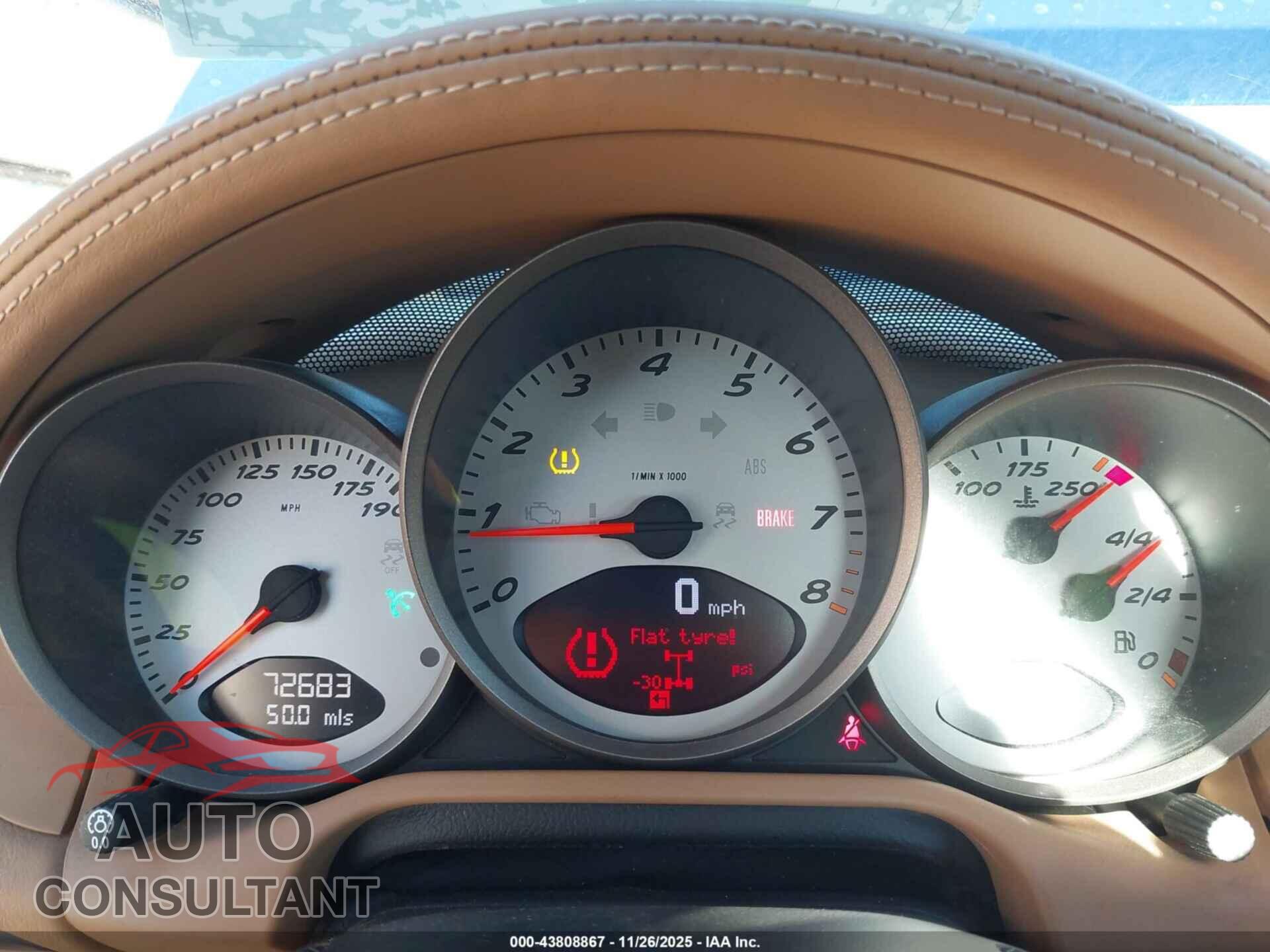 PORSCHE BOXSTER 2011 - WP0CB2A84BS730153