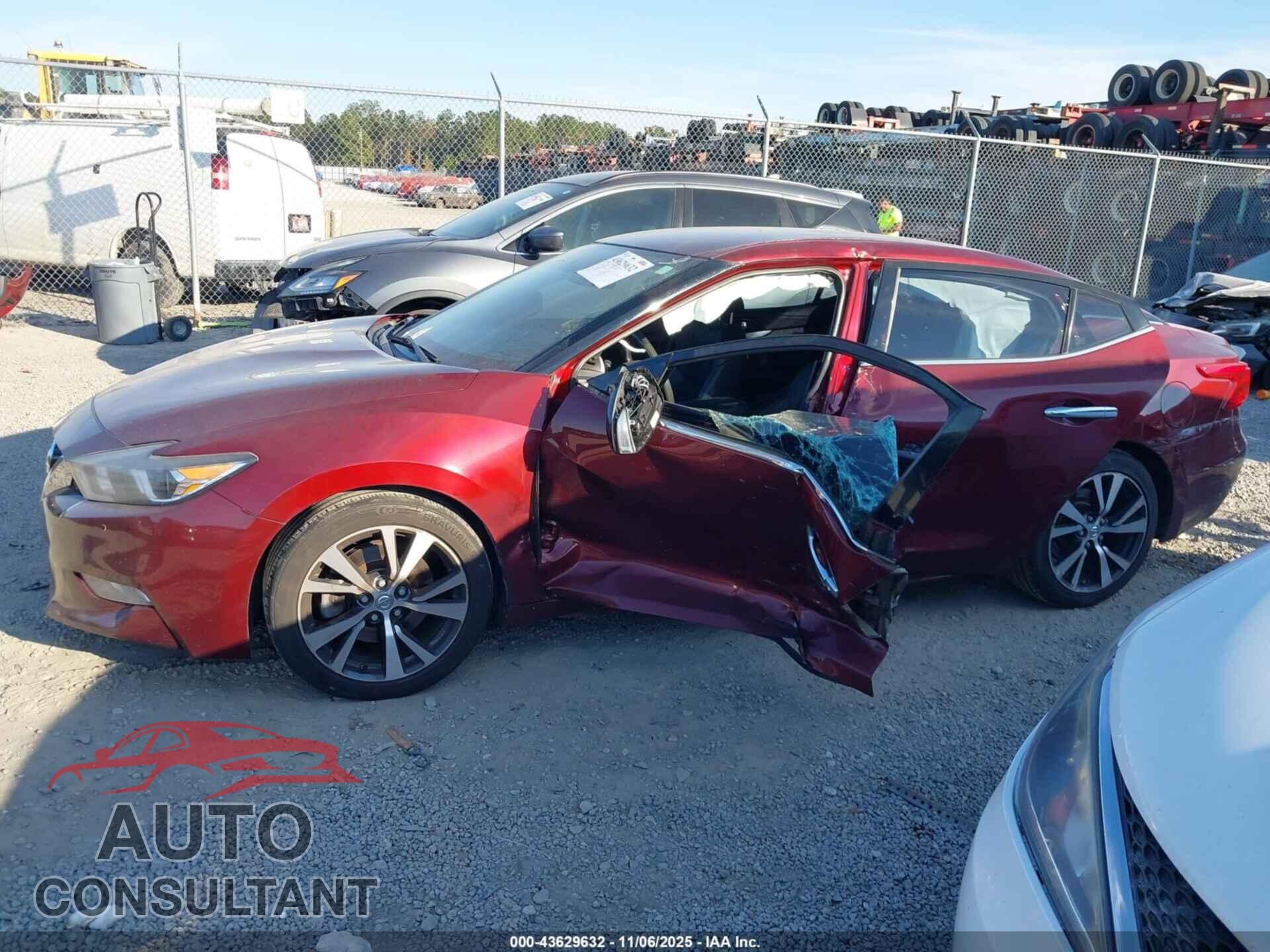 NISSAN MAXIMA 2017 - 1N4AA6AP1HC400357
