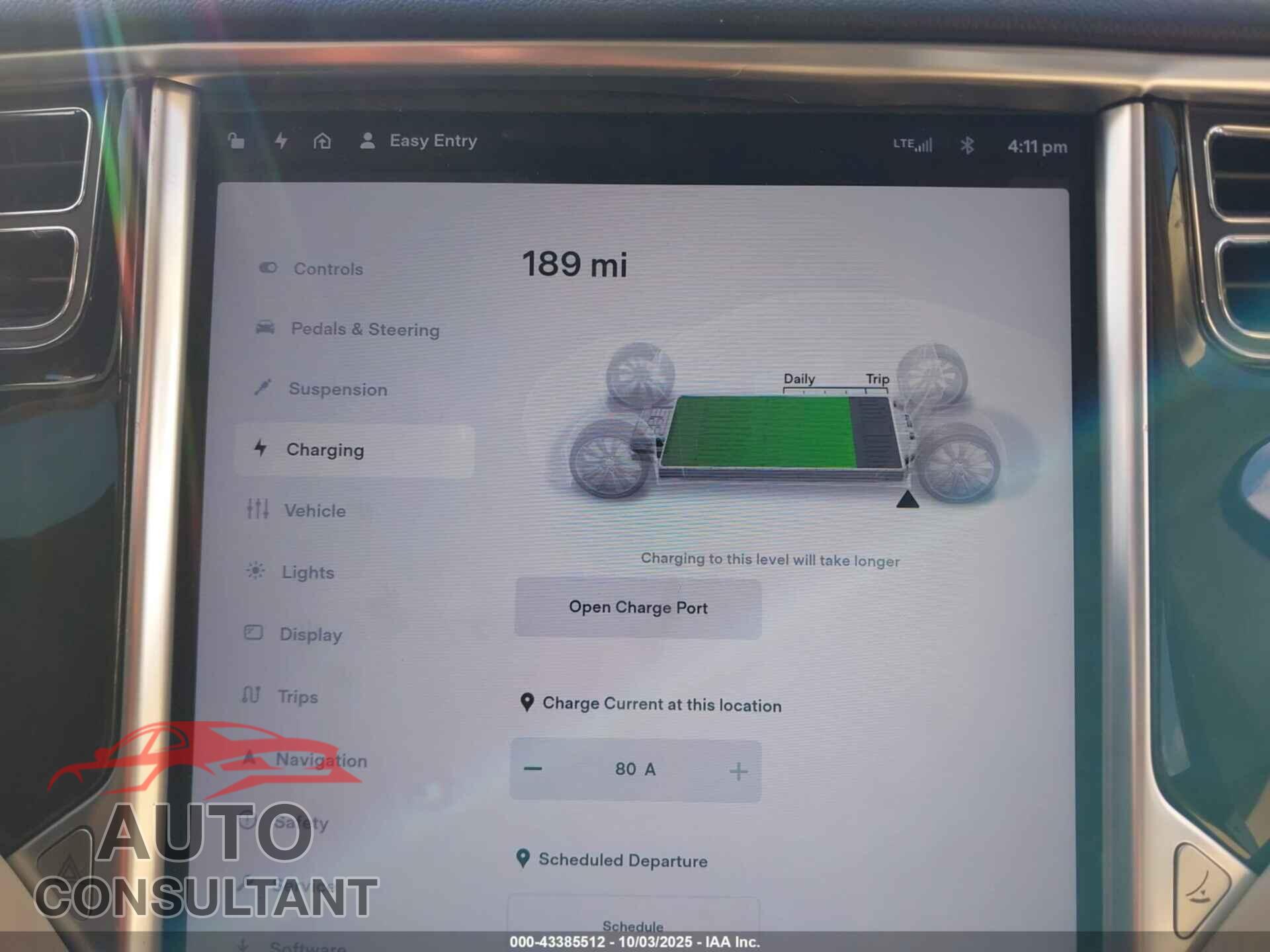 TESLA MODEL S 2012 - 5YJSA1DN1CFP02545