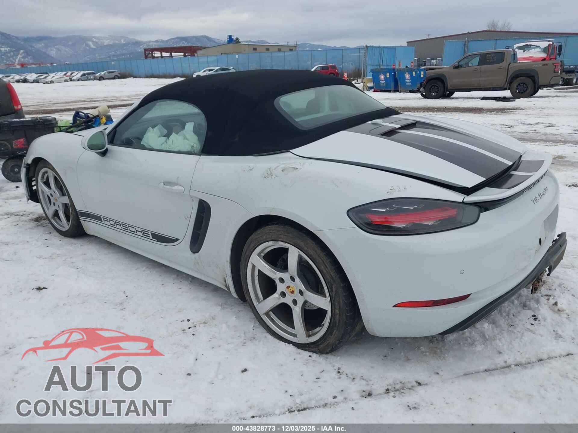 PORSCHE 718 BOXSTER 2017 - WP0CA2A80HS221804