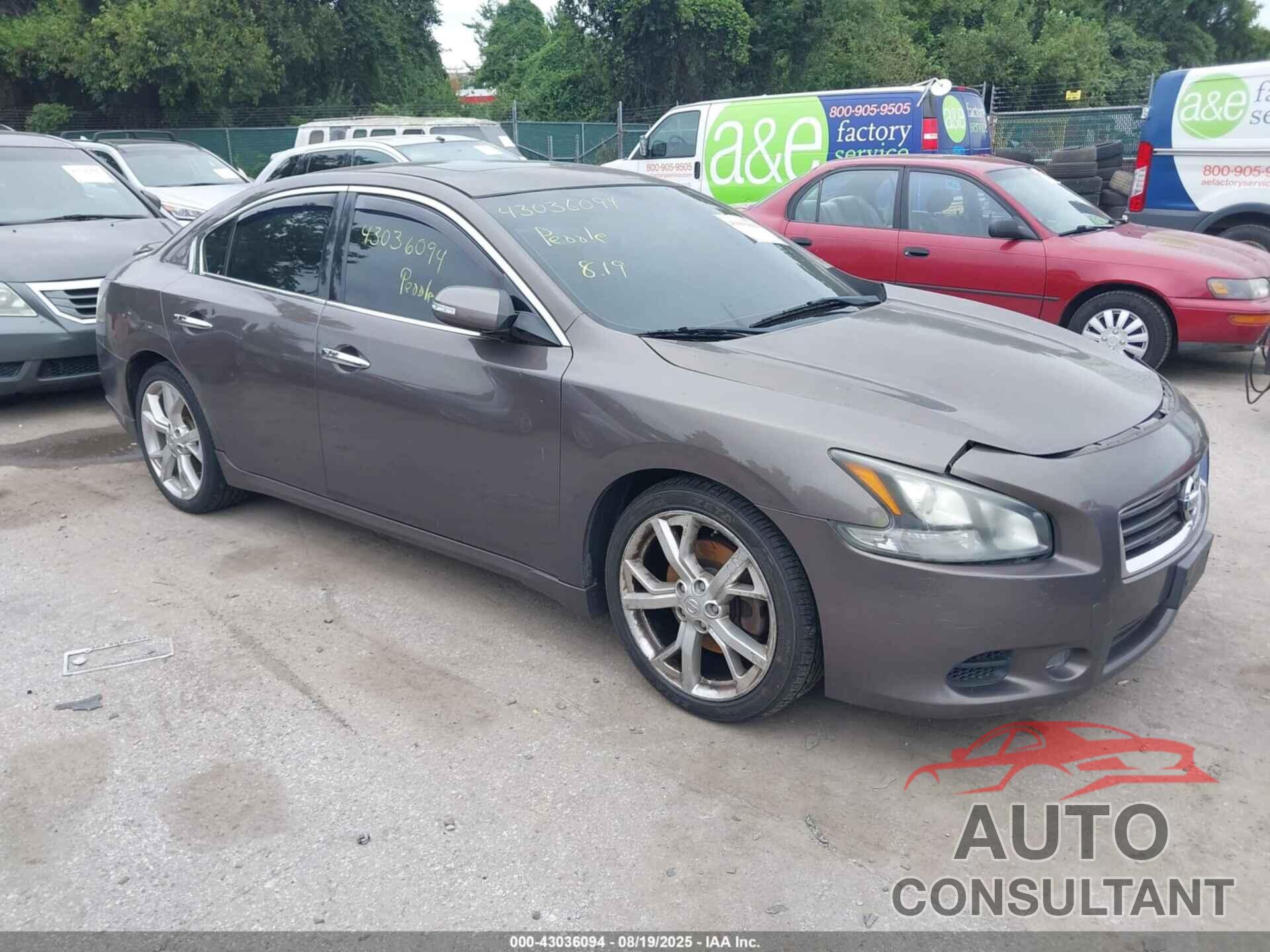 NISSAN MAXIMA 2012 - 1N4AA5AP4CC815997