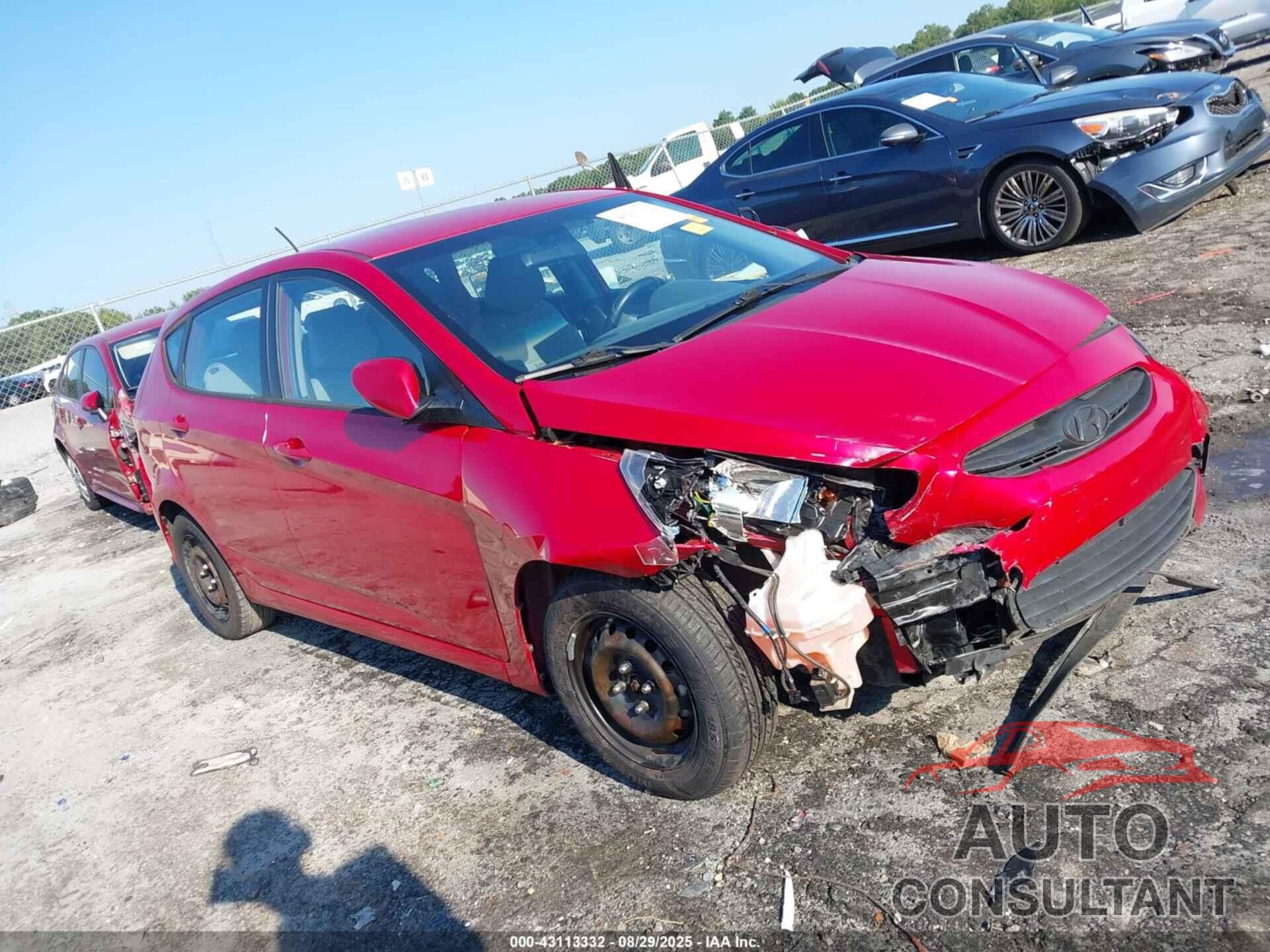 HYUNDAI ACCENT 2016 - KMHCT5AE6GU241426