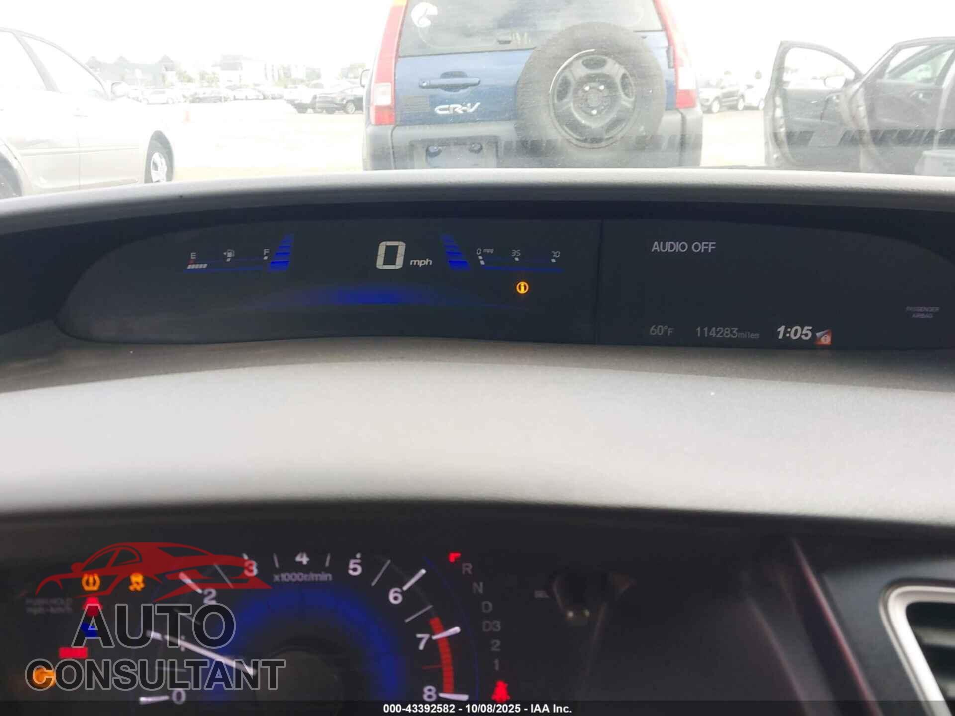 HONDA CIVIC 2013 - 19XFB2F56DE257597