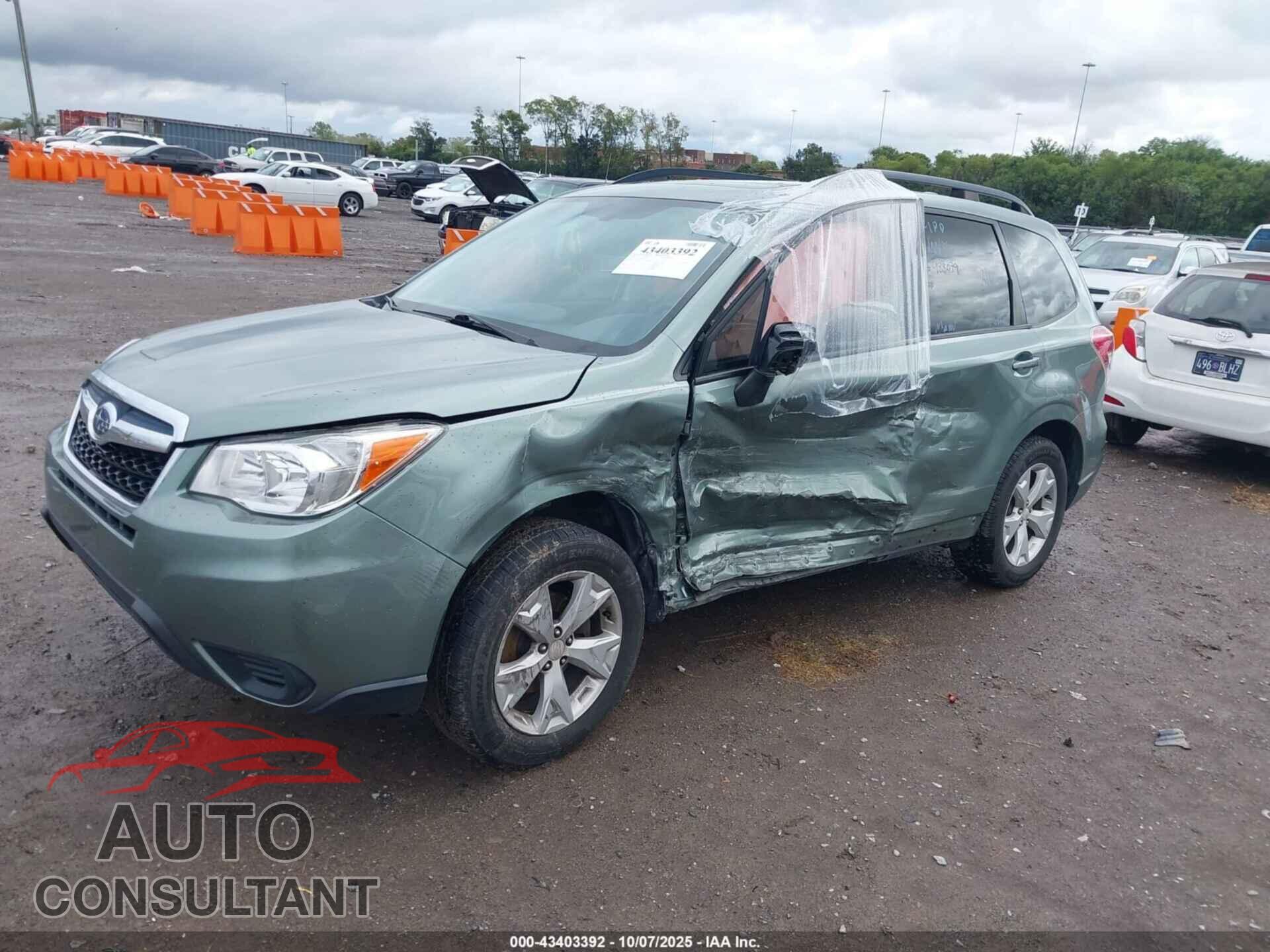 SUBARU FORESTER 2016 - JF2SJADC8GH437712
