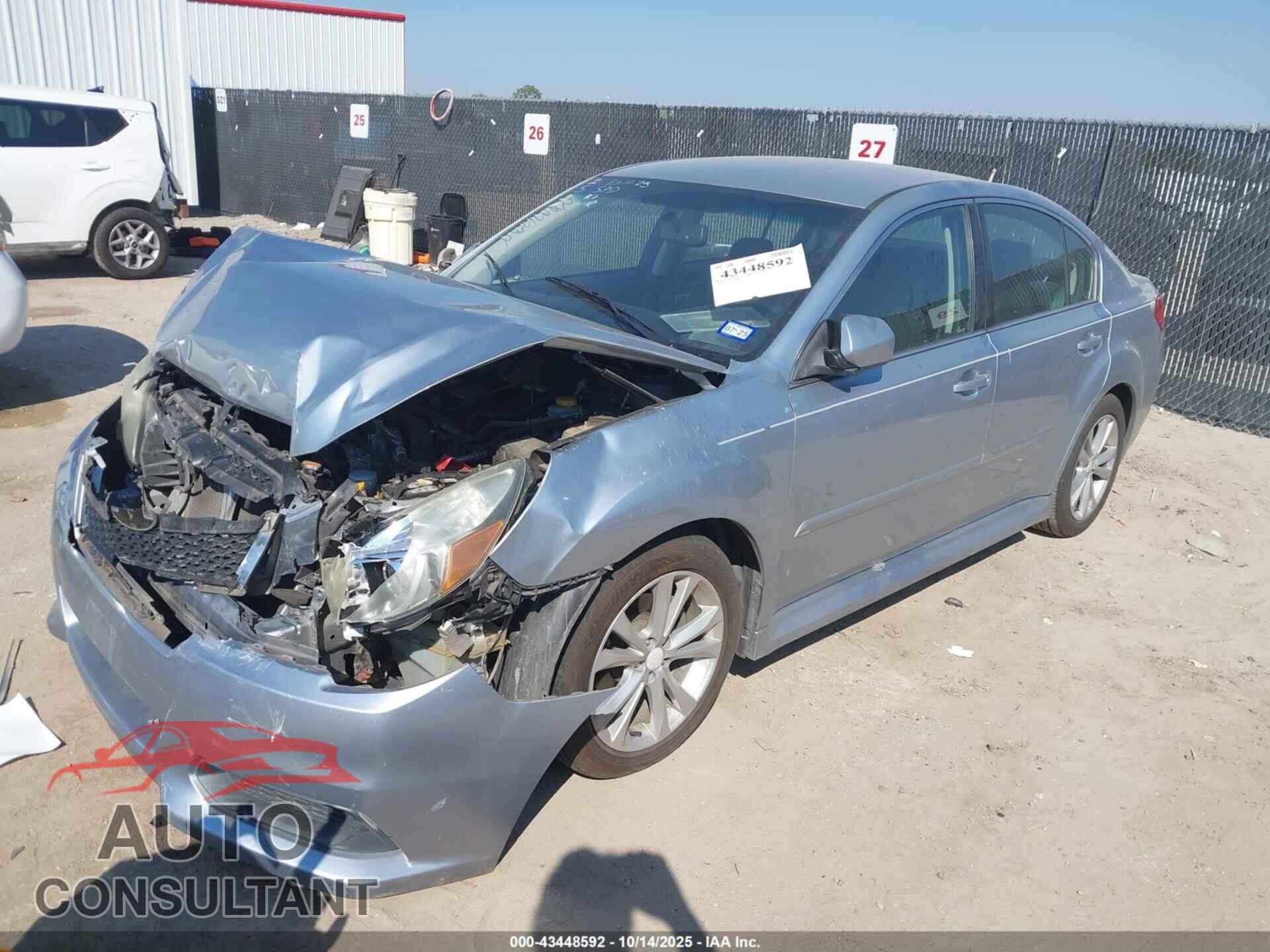 SUBARU LEGACY 2013 - 4S3BMCC60D3036127