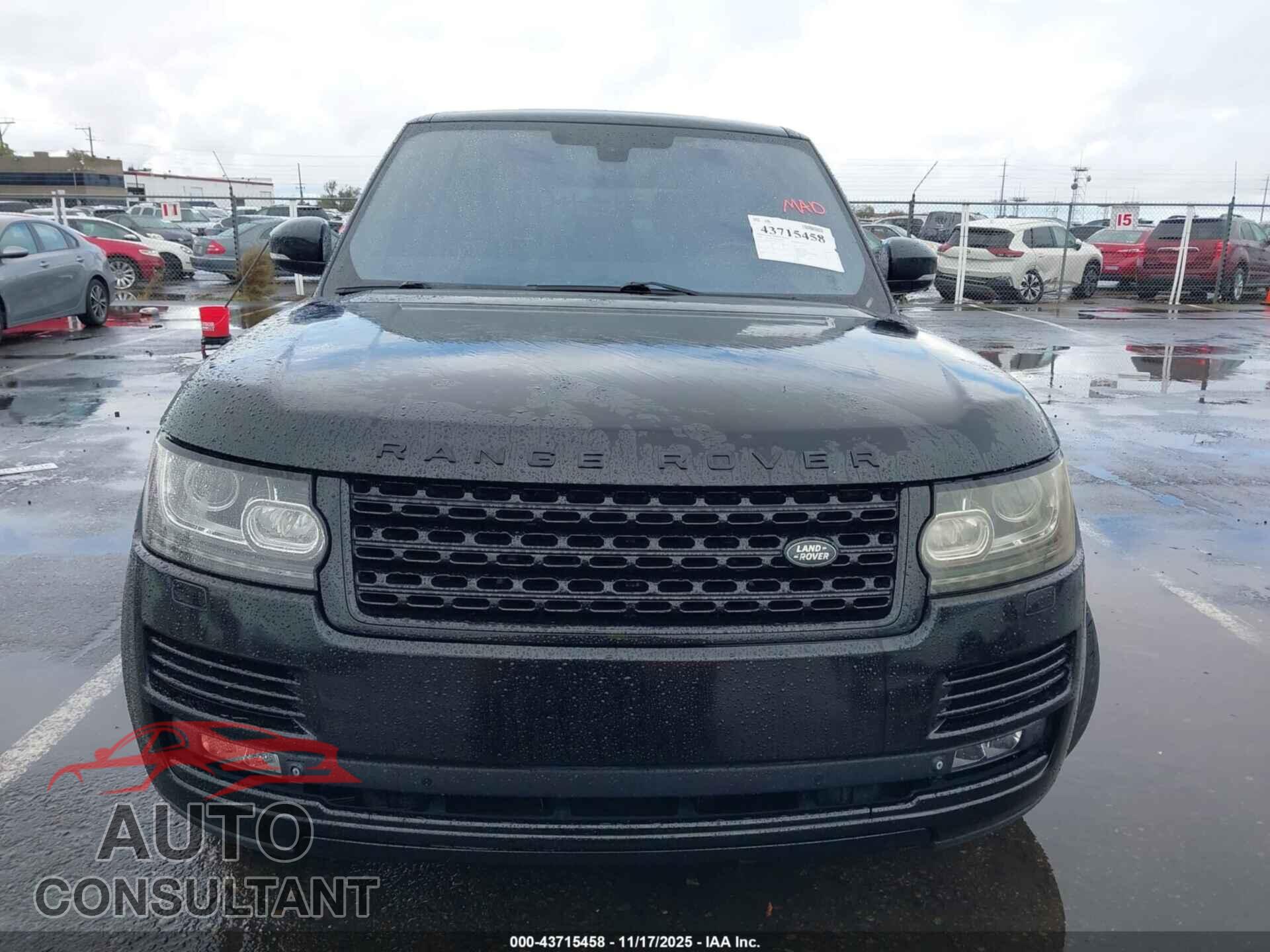 LAND ROVER RANGE ROVER 2014 - SALGS2TF3EA174238