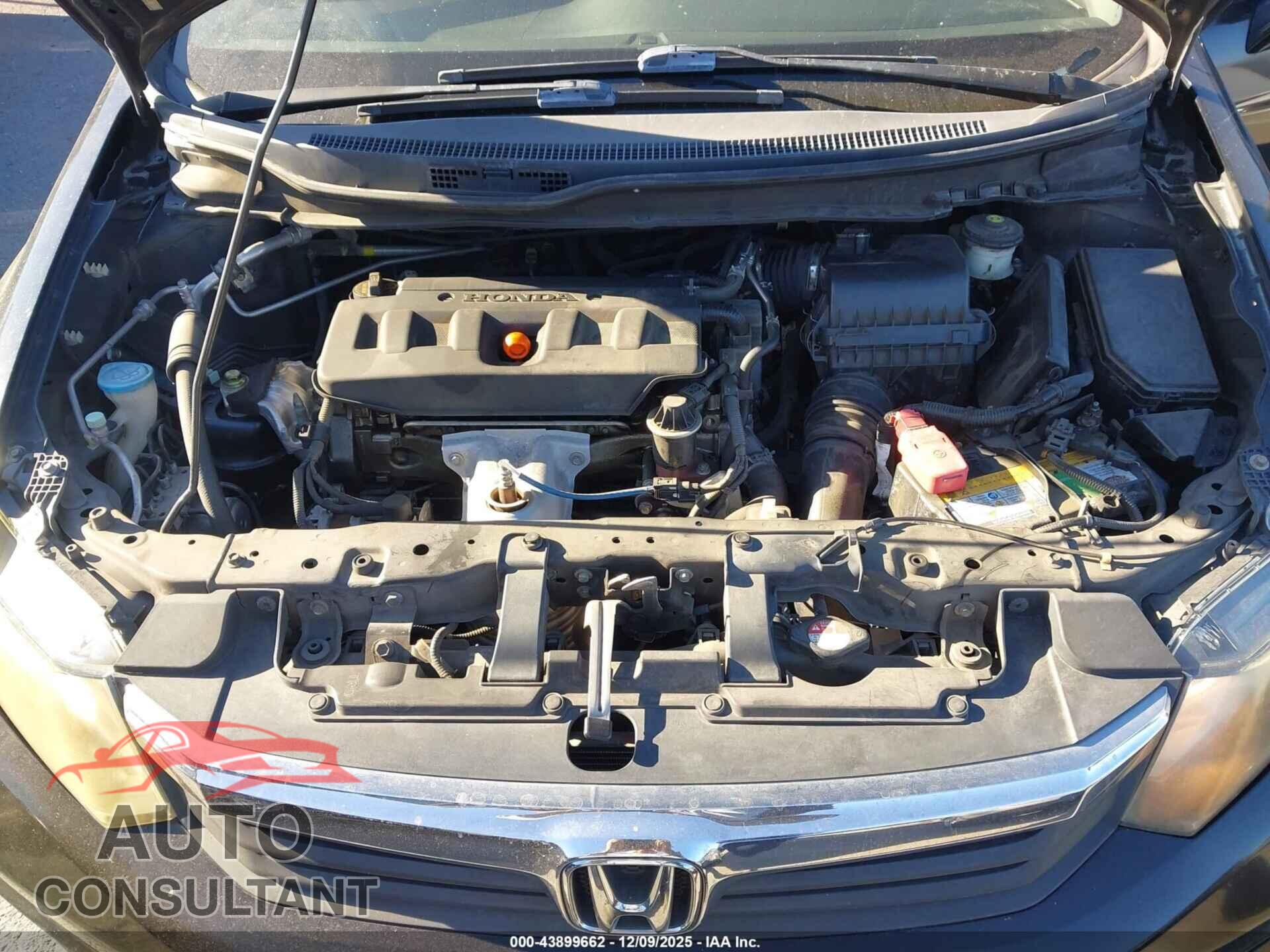 HONDA CIVIC 2012 - 2HGFB2F89CH568617