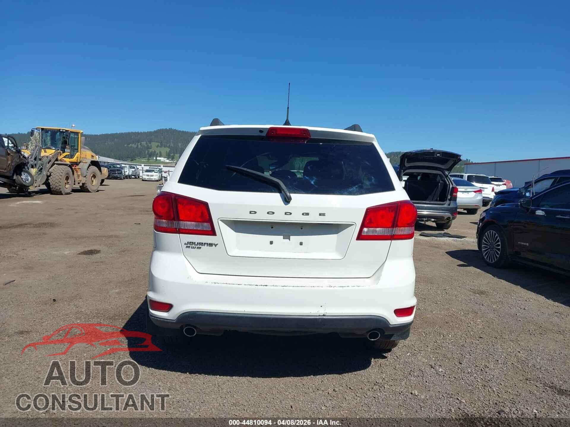DODGE JOURNEY 2012 - 3C4PDDBG6CT138377