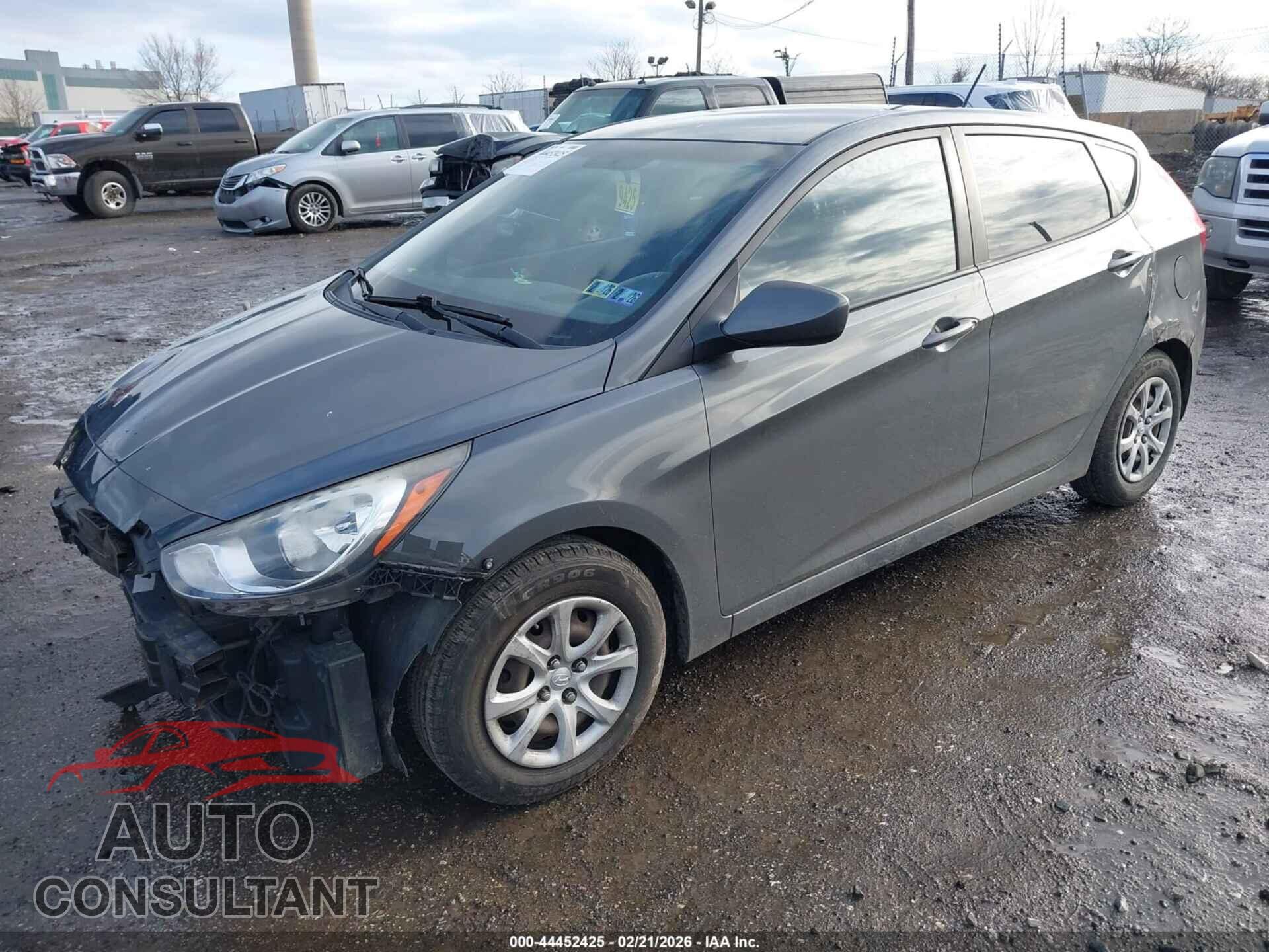 HYUNDAI ACCENT 2012 - KMHCT5AE9CU044339