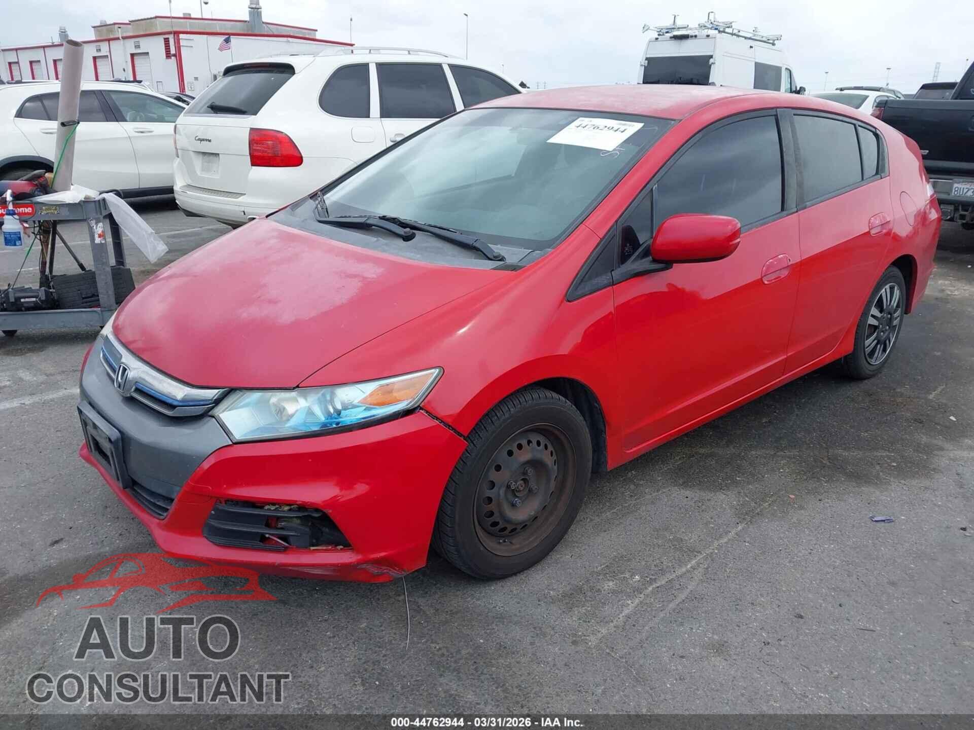 HONDA INSIGHT 2012 - JHMZE2H39CS004686