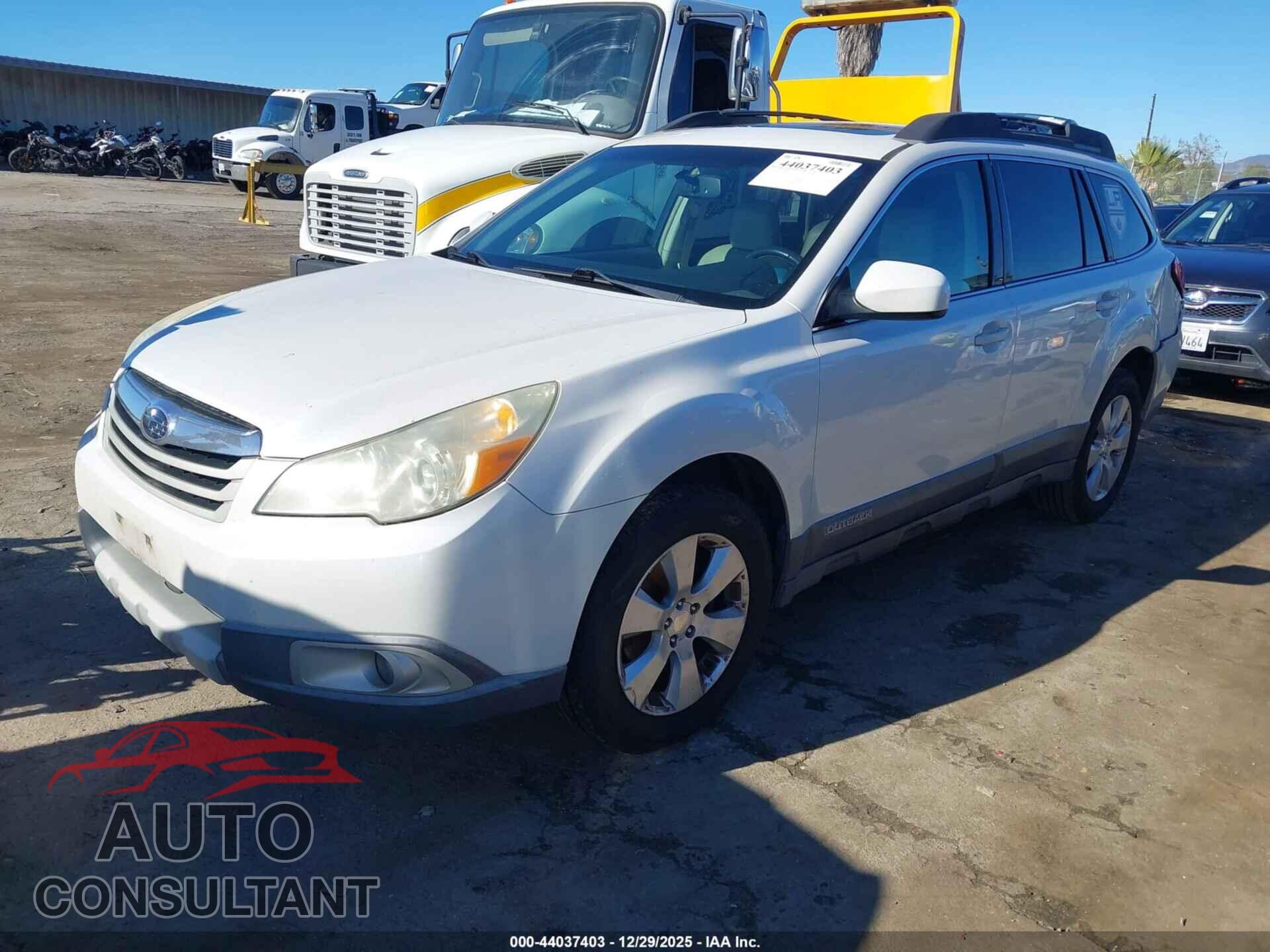 SUBARU OUTBACK 2010 - 4S4BRBLC8A3384914