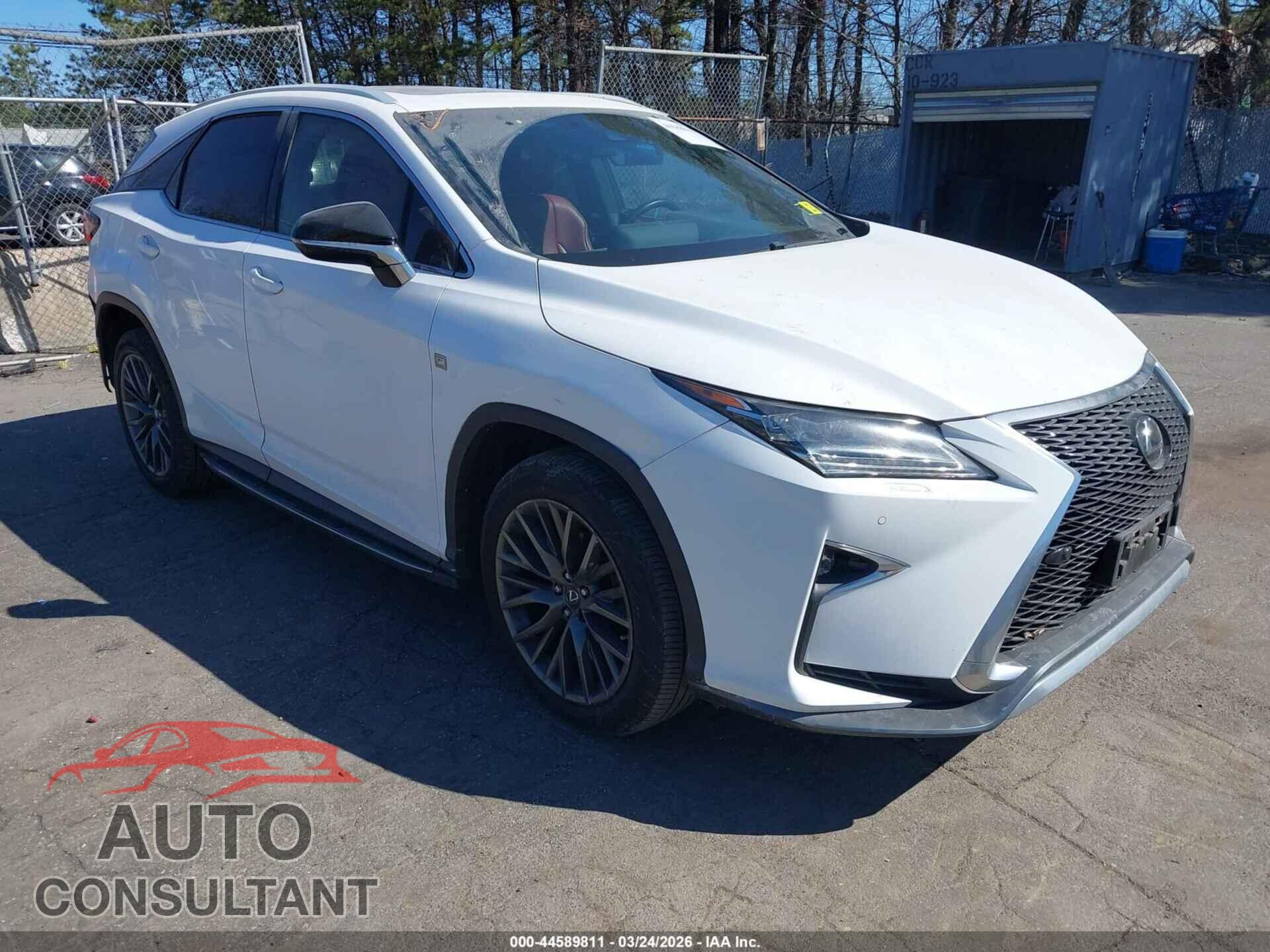 LEXUS RX 2017 - 2T2BZMCA9HC081331