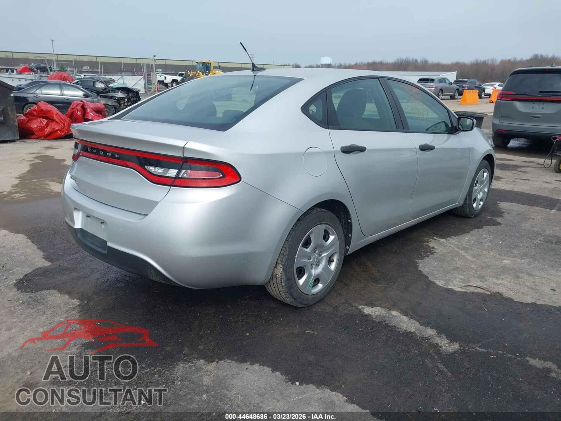 DODGE DART 2013 - 1C3CDFAA0DD191790