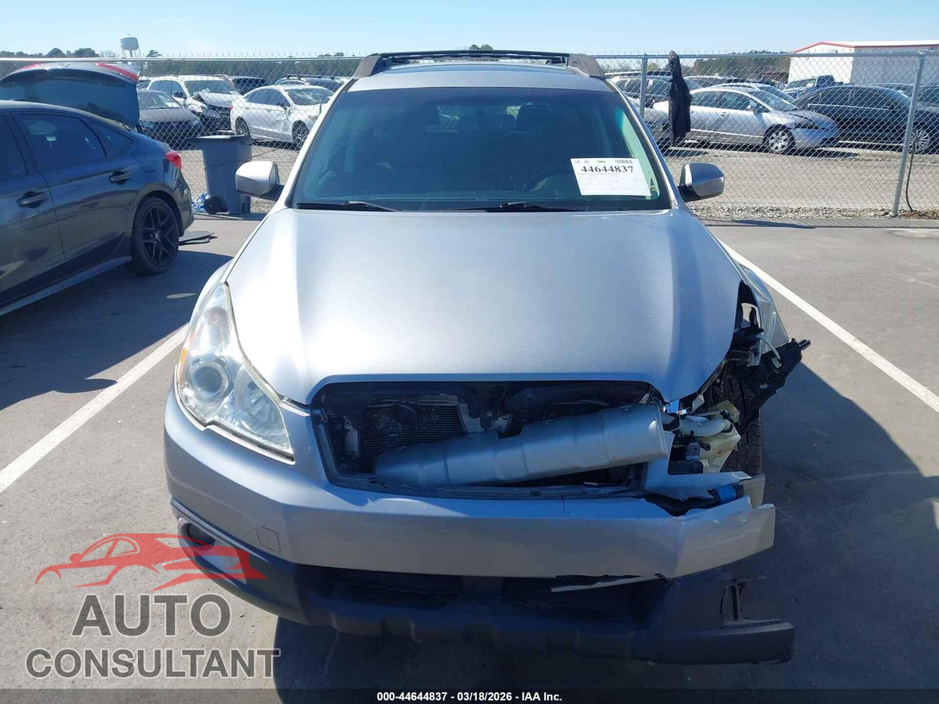 SUBARU OUTBACK 2011 - 4S4BRDKC1B2430510