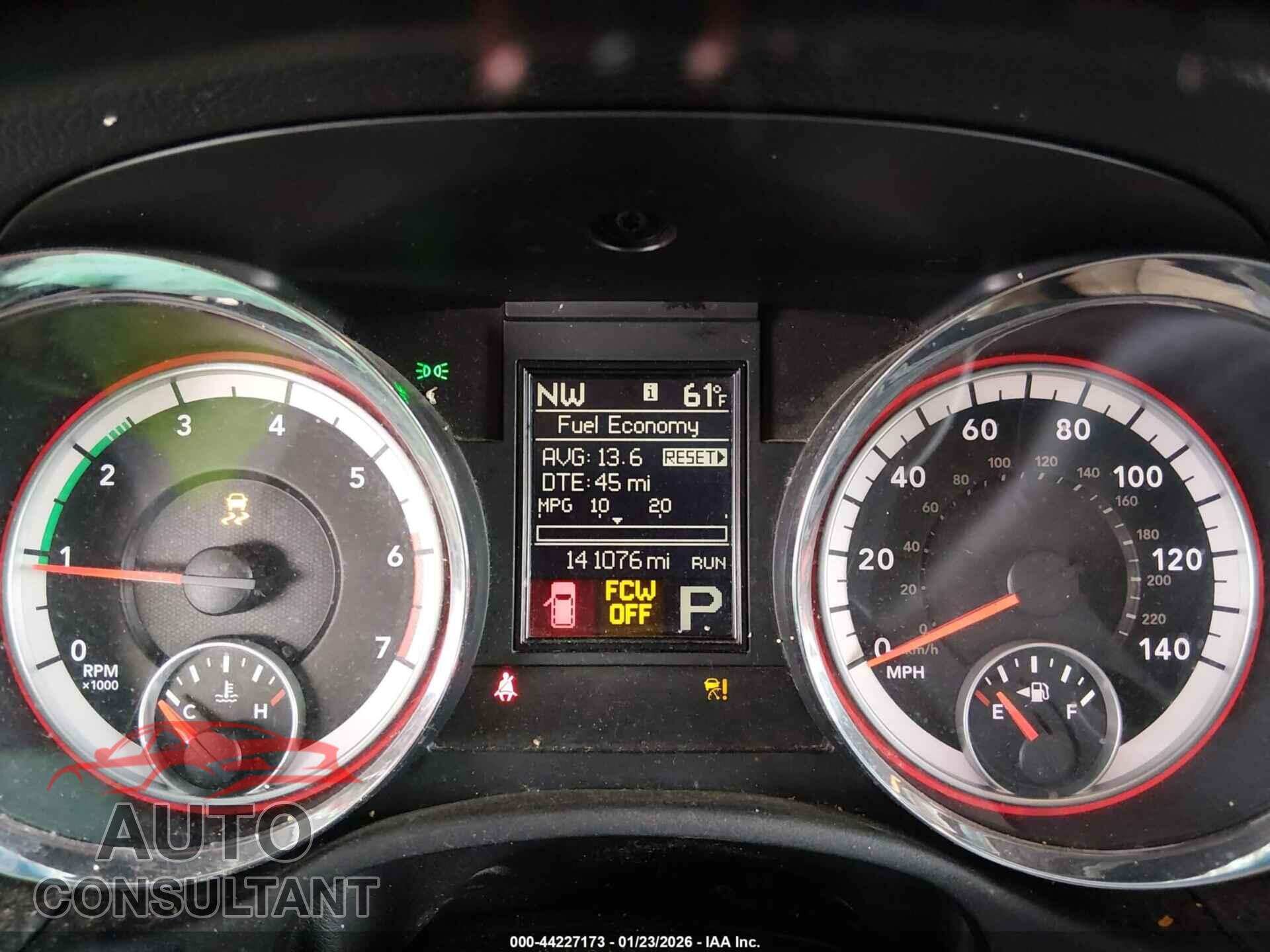 DODGE DURANGO 2013 - 1C4SDJET2DC512532