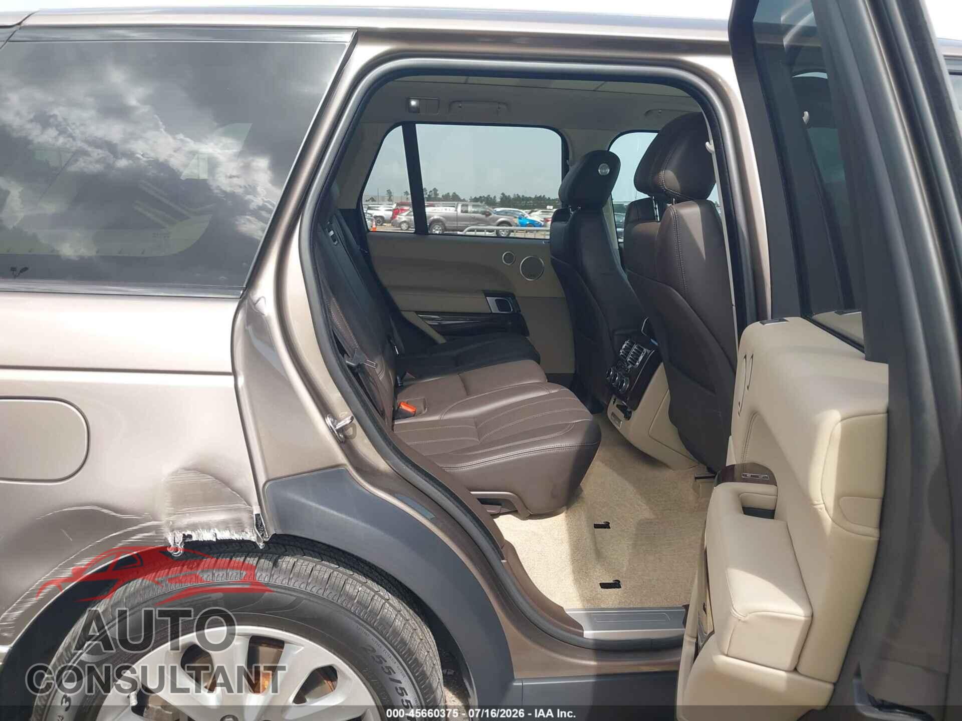 LAND ROVER RANGE ROVER 2015 - SALGS2VFXFA215446