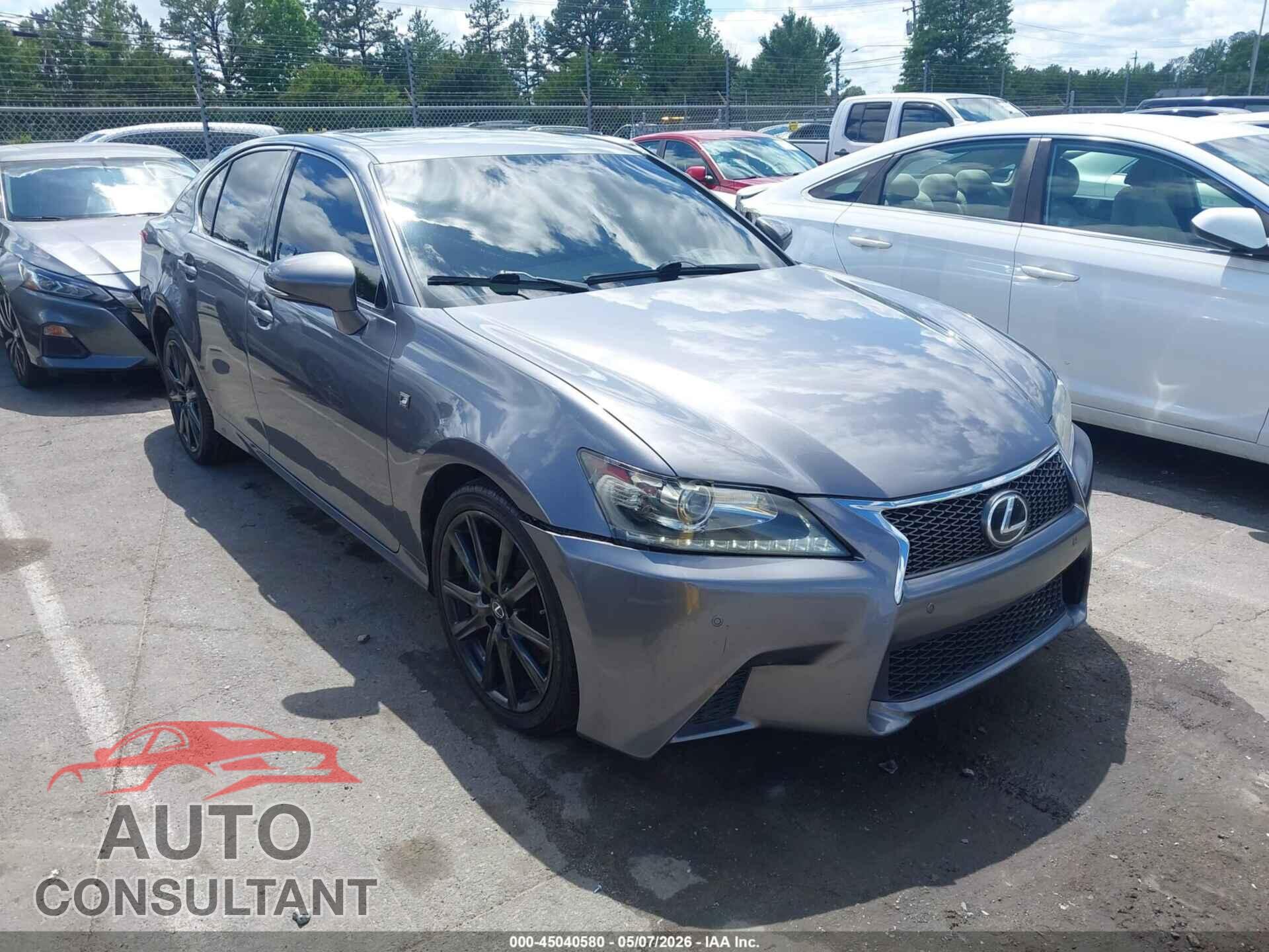 LEXUS GS 350 2013 - JTHBE1BL2D5020376