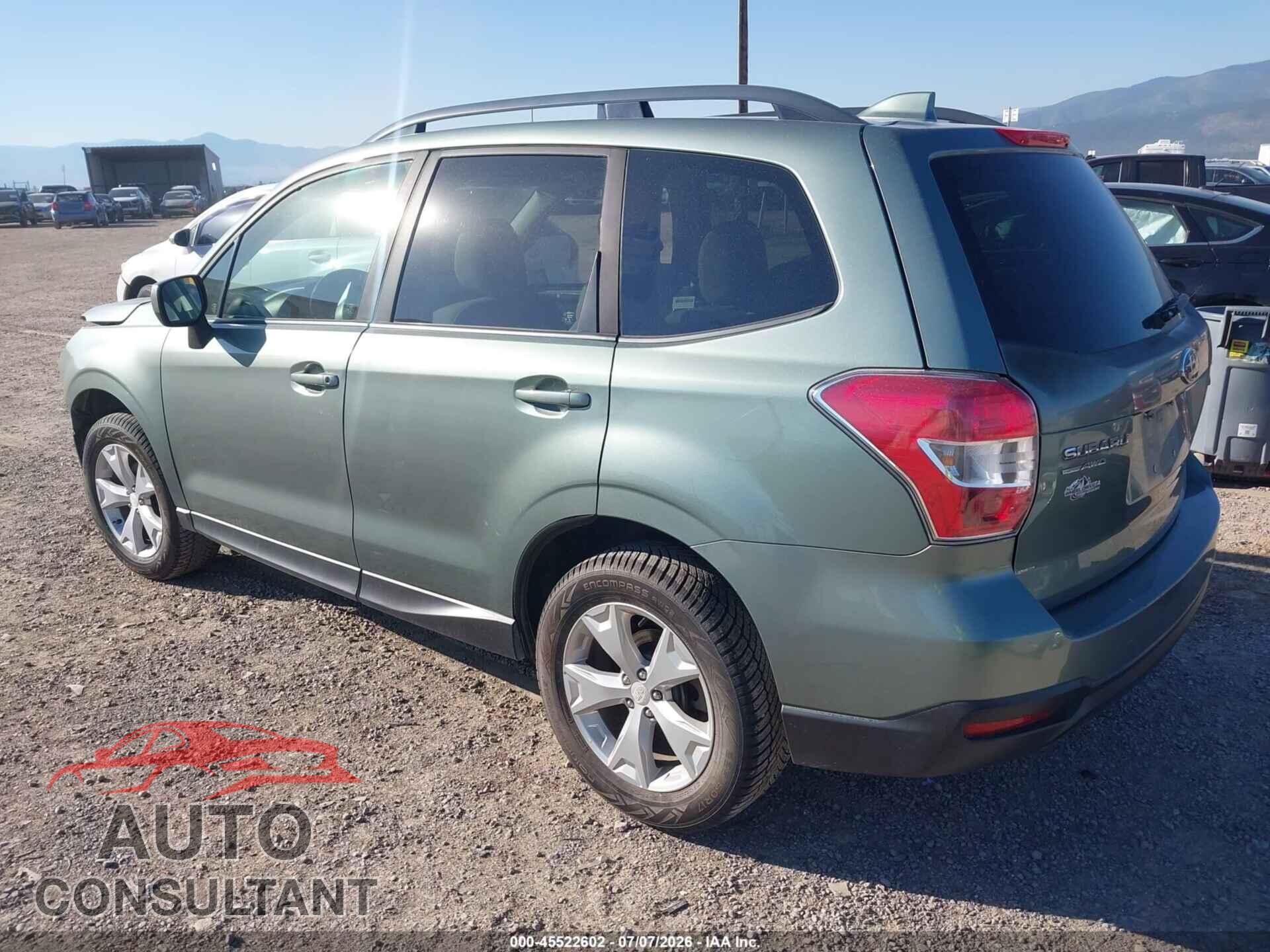 SUBARU FORESTER 2016 - JF2SJADC8GH563441