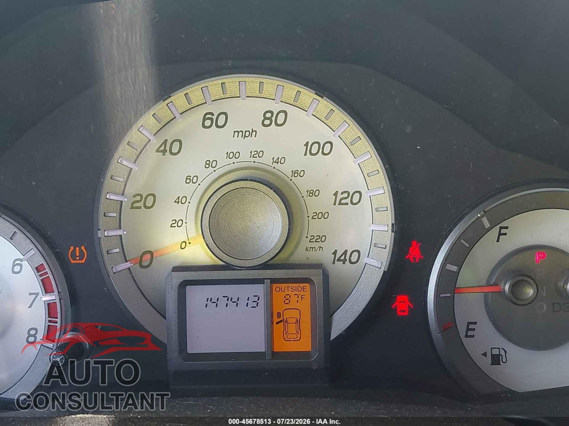 HONDA PILOT 2013 - 5FNYF3H5XDB032254