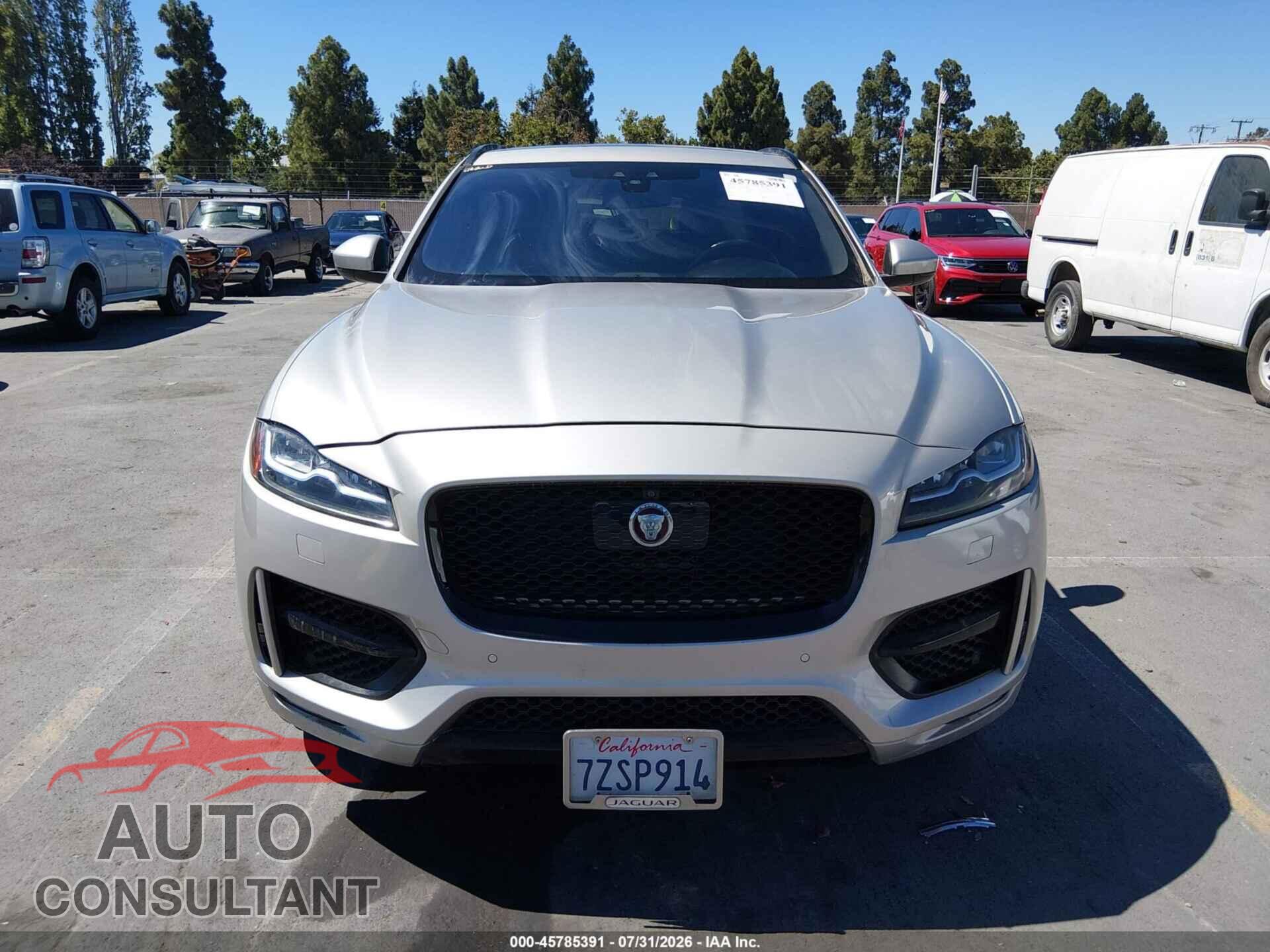 JAGUAR F-PACE 2017 - SADCL2BV7HA489984