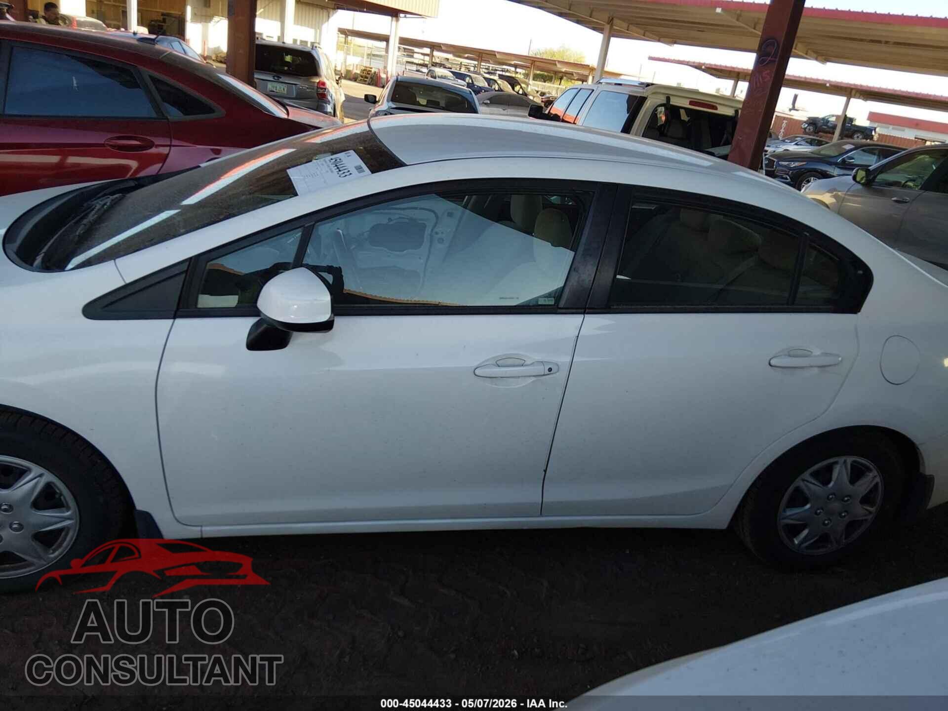 HONDA CIVIC 2012 - 2HGFB2F54CH612366
