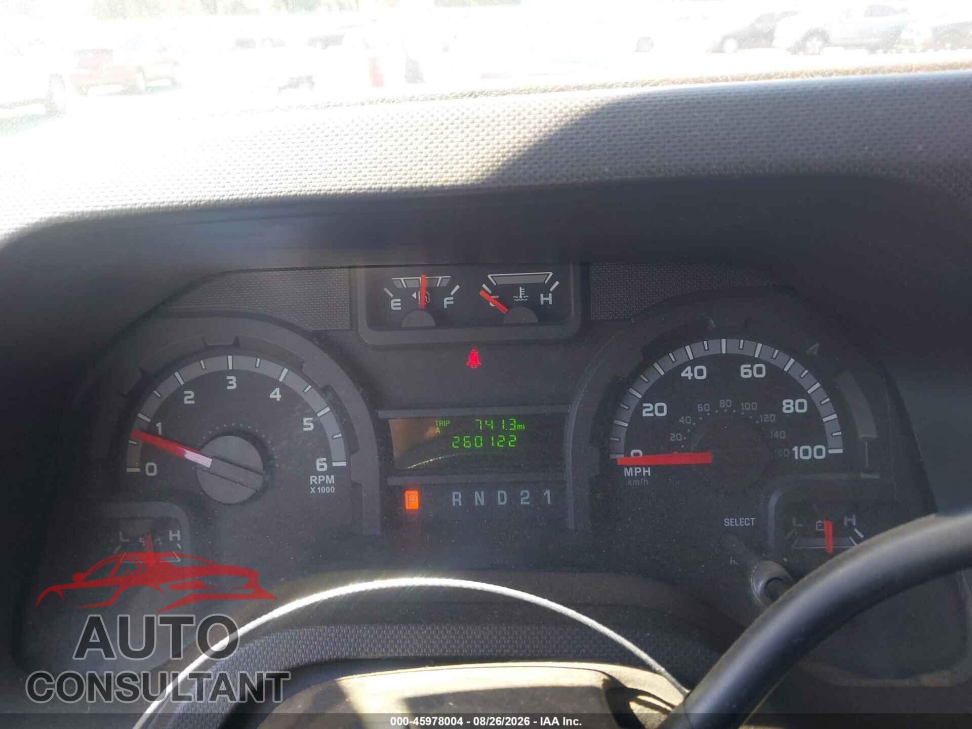 FORD E-250 2012 - 1FTNE2EWXCDA75298