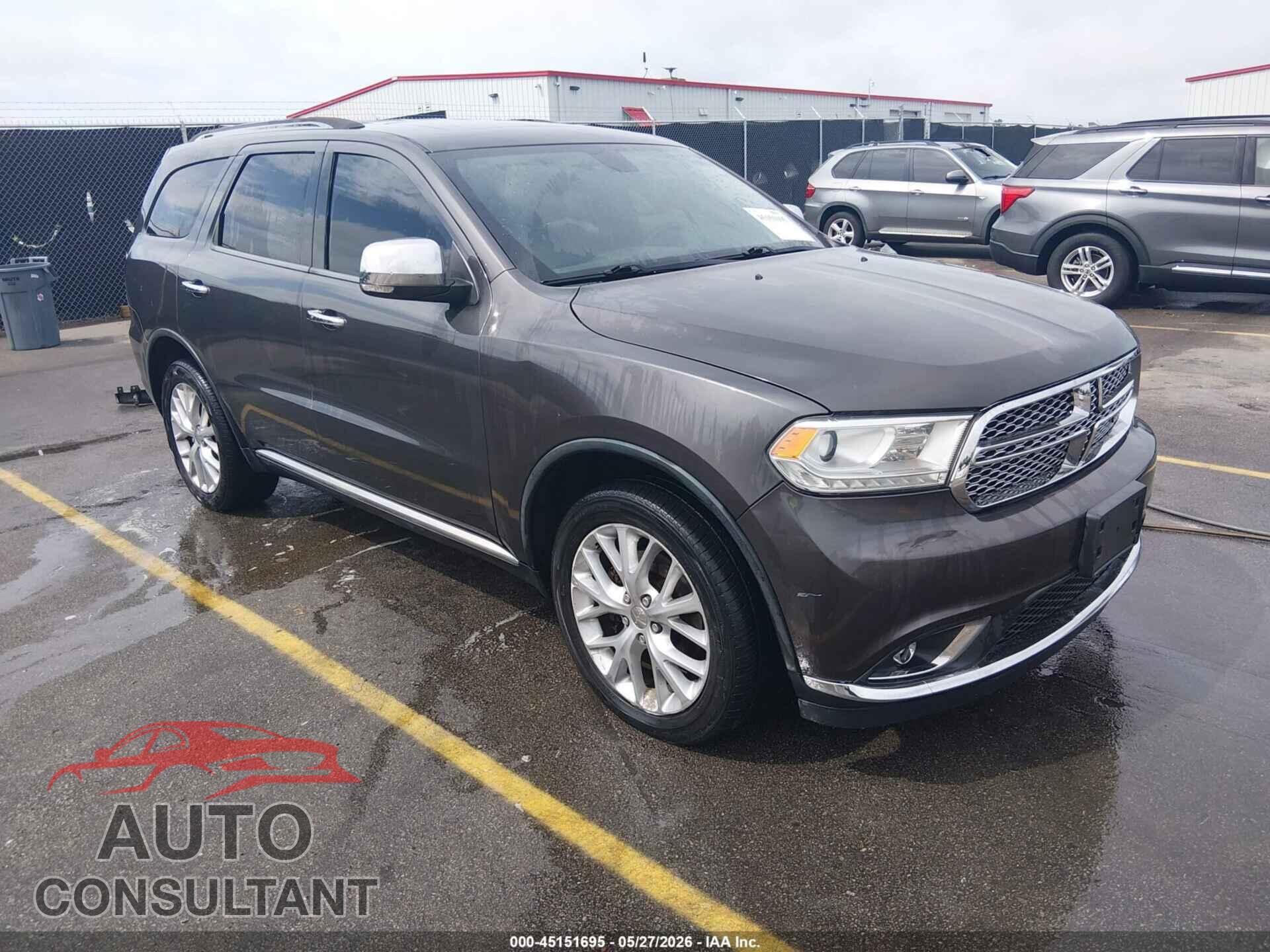 DODGE DURANGO 2015 - 1C4RDJEG3FC921546