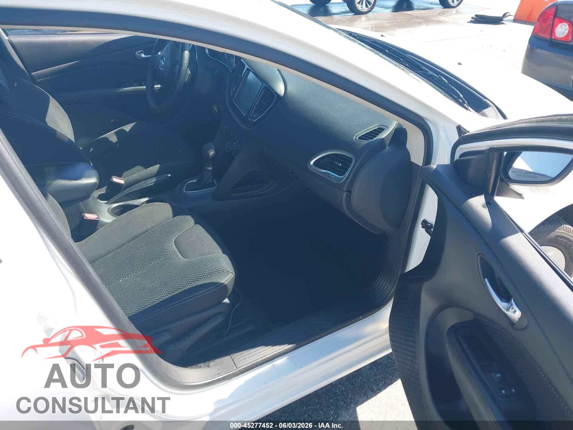 DODGE DART 2015 - 1C3CDFBB1FD123704