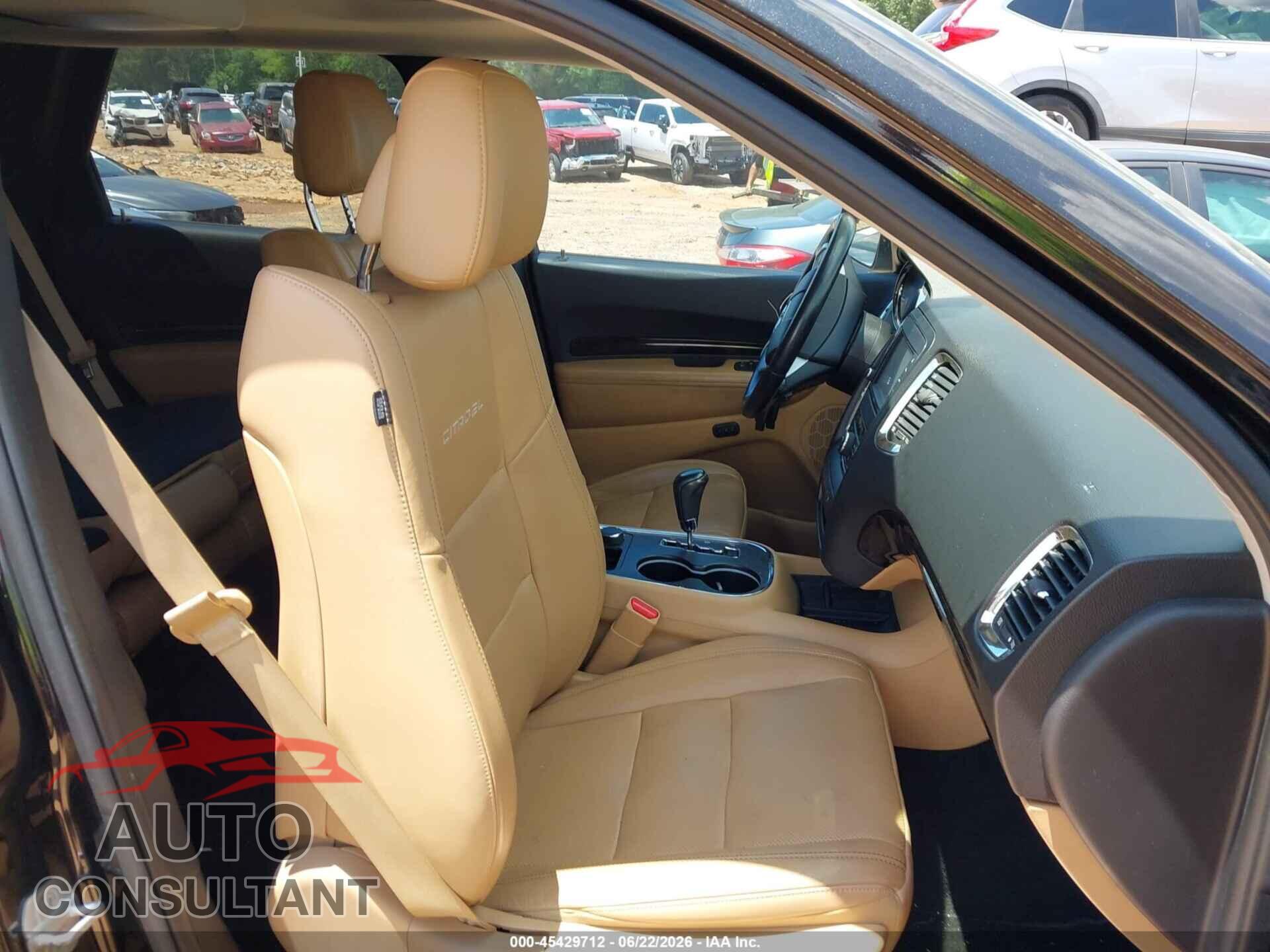 DODGE DURANGO 2012 - 1C4SDJET0CC205018