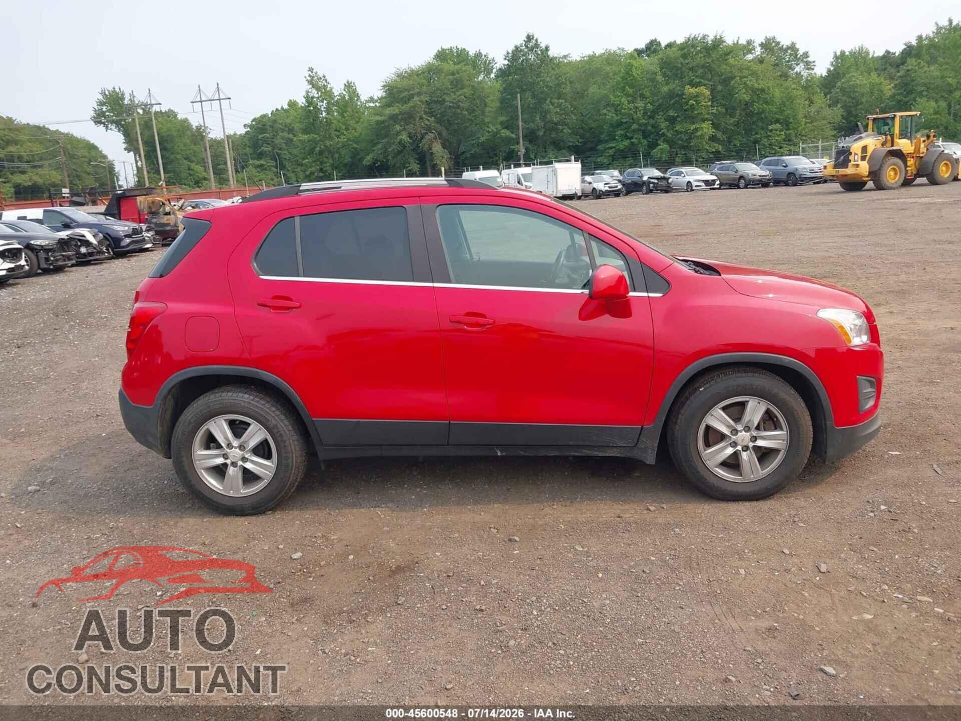 CHEVROLET TRAX 2016 - KL7CJLSB0GB739035