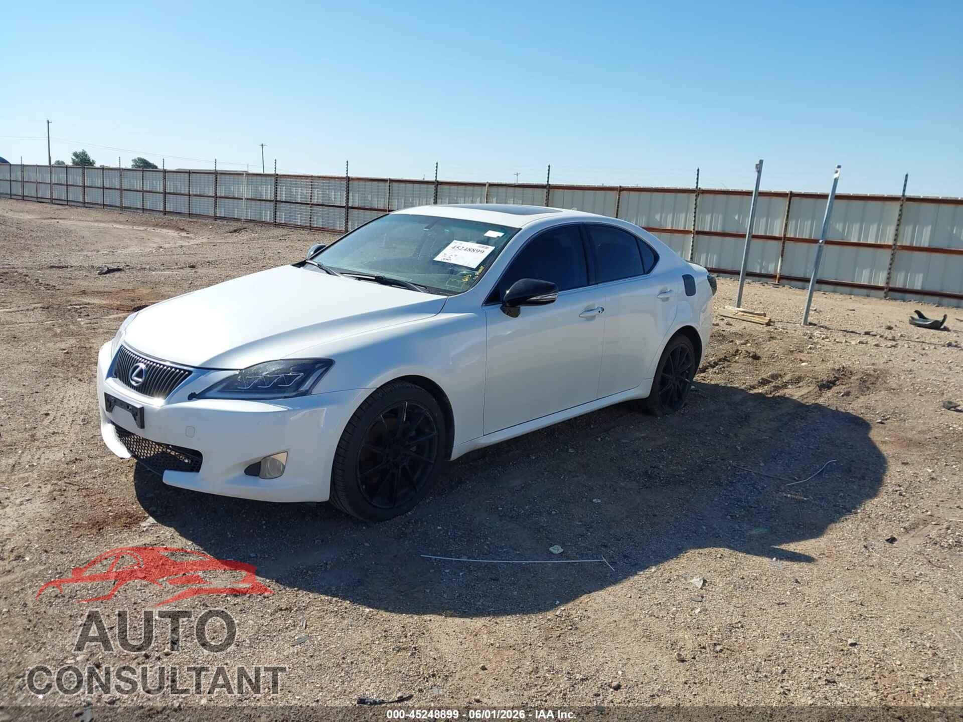 LEXUS IS 250 2009 - JTHBK262695105406