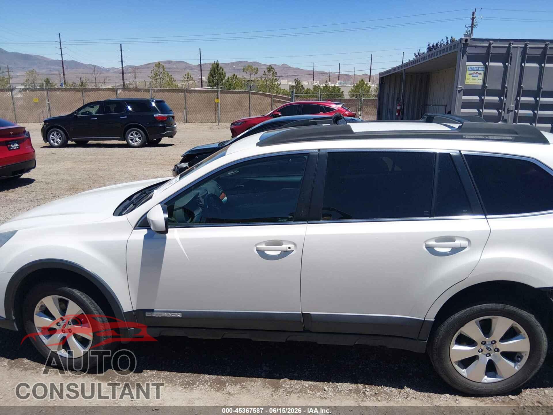 SUBARU OUTBACK 2012 - 4S4BRDLC3C2265561