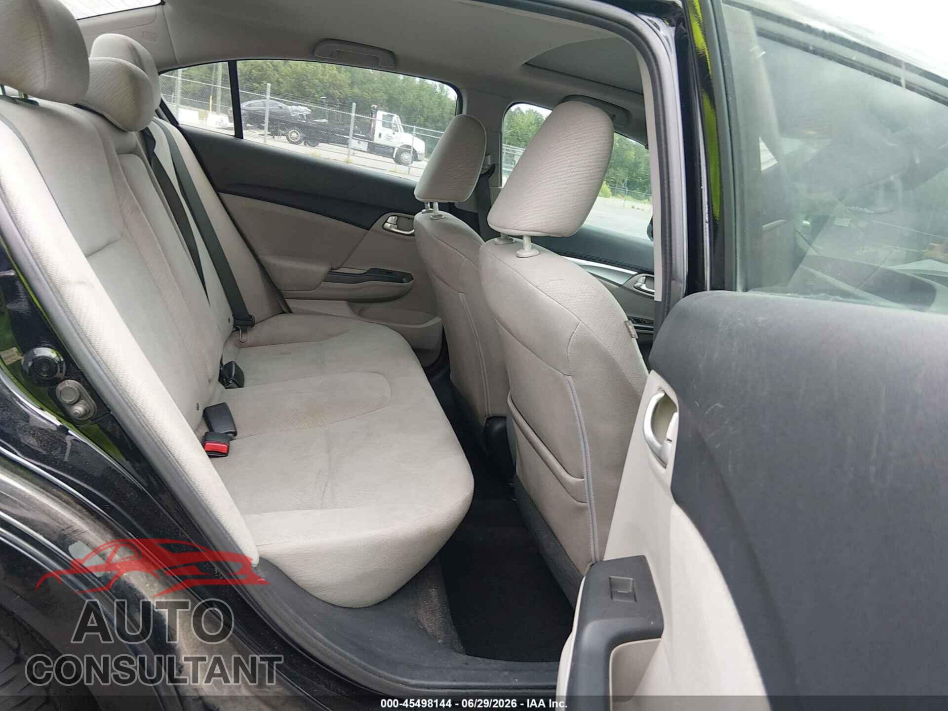 HONDA CIVIC 2013 - 19XFB2F84DE236533