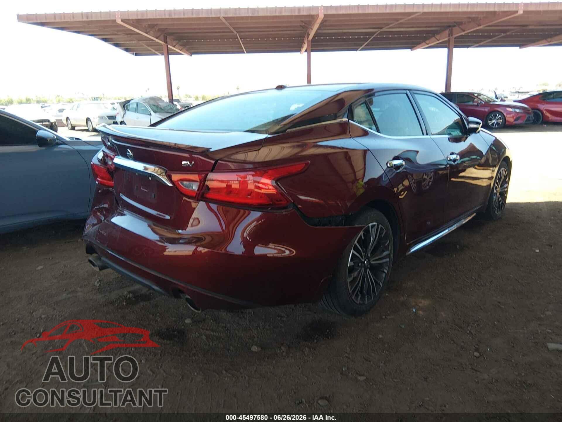 NISSAN MAXIMA 2017 - 1N4AA6AP4HC394571