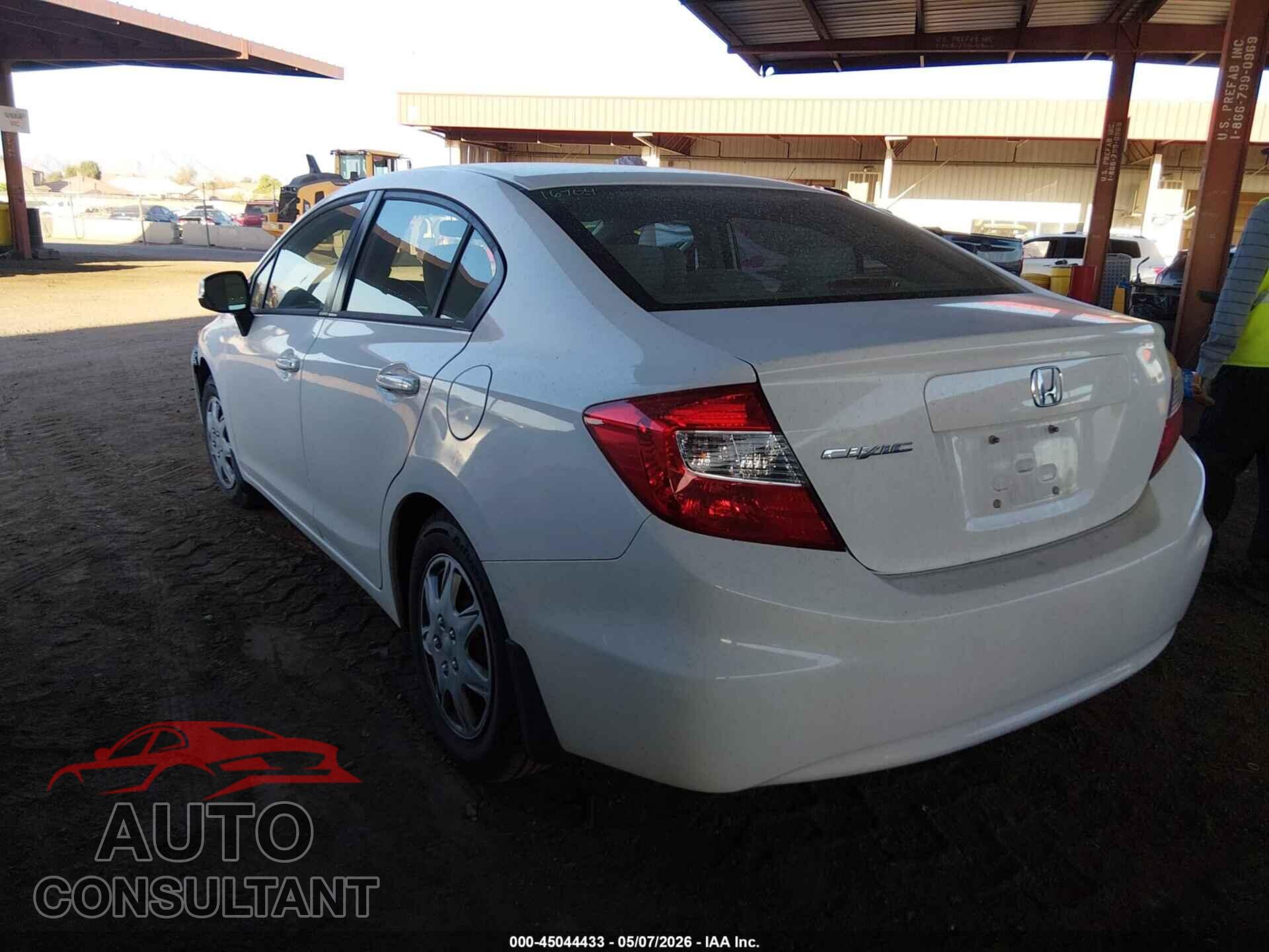 HONDA CIVIC 2012 - 2HGFB2F54CH612366