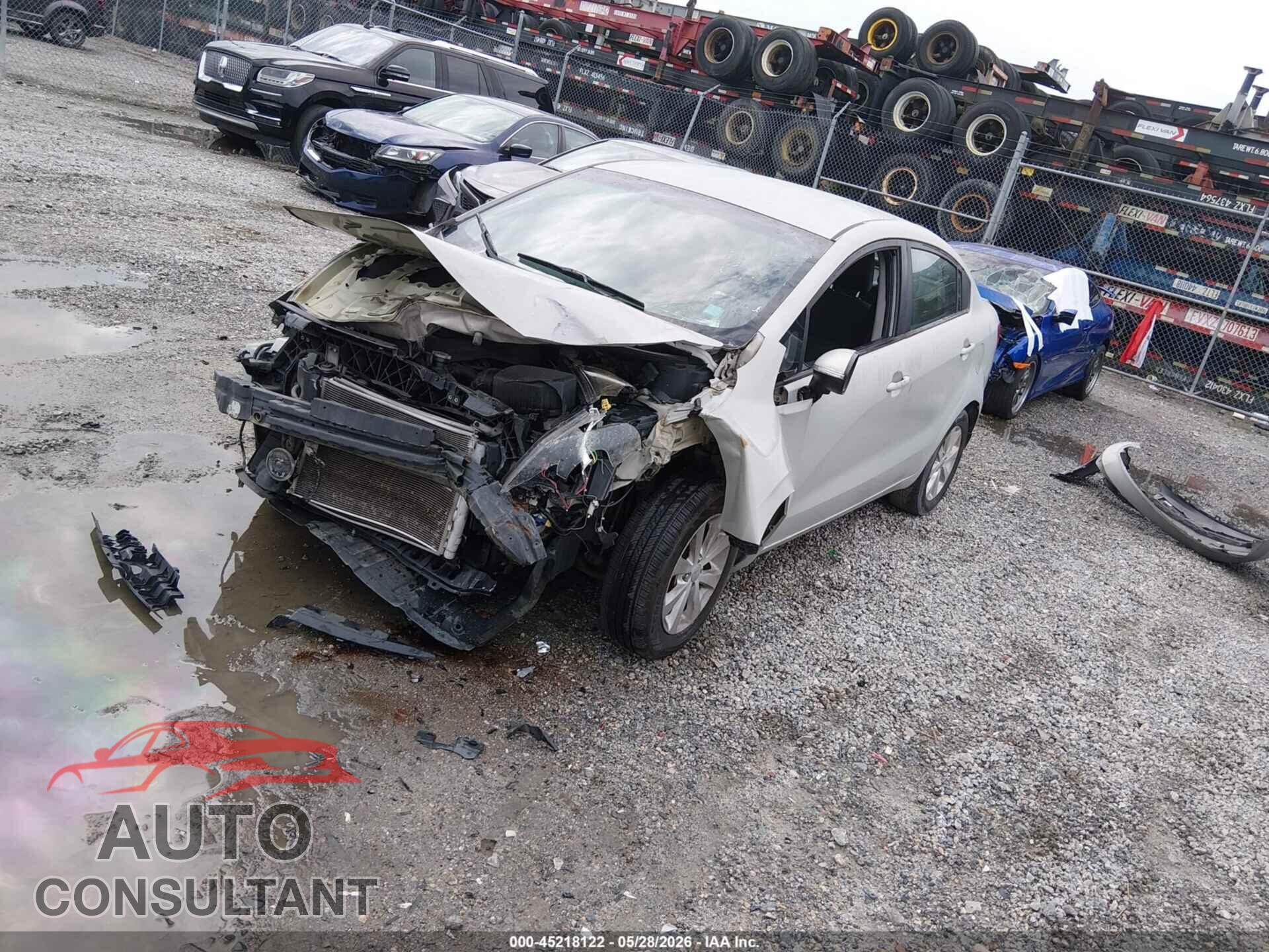 KIA RIO 2013 - KNADN4A38D6283217