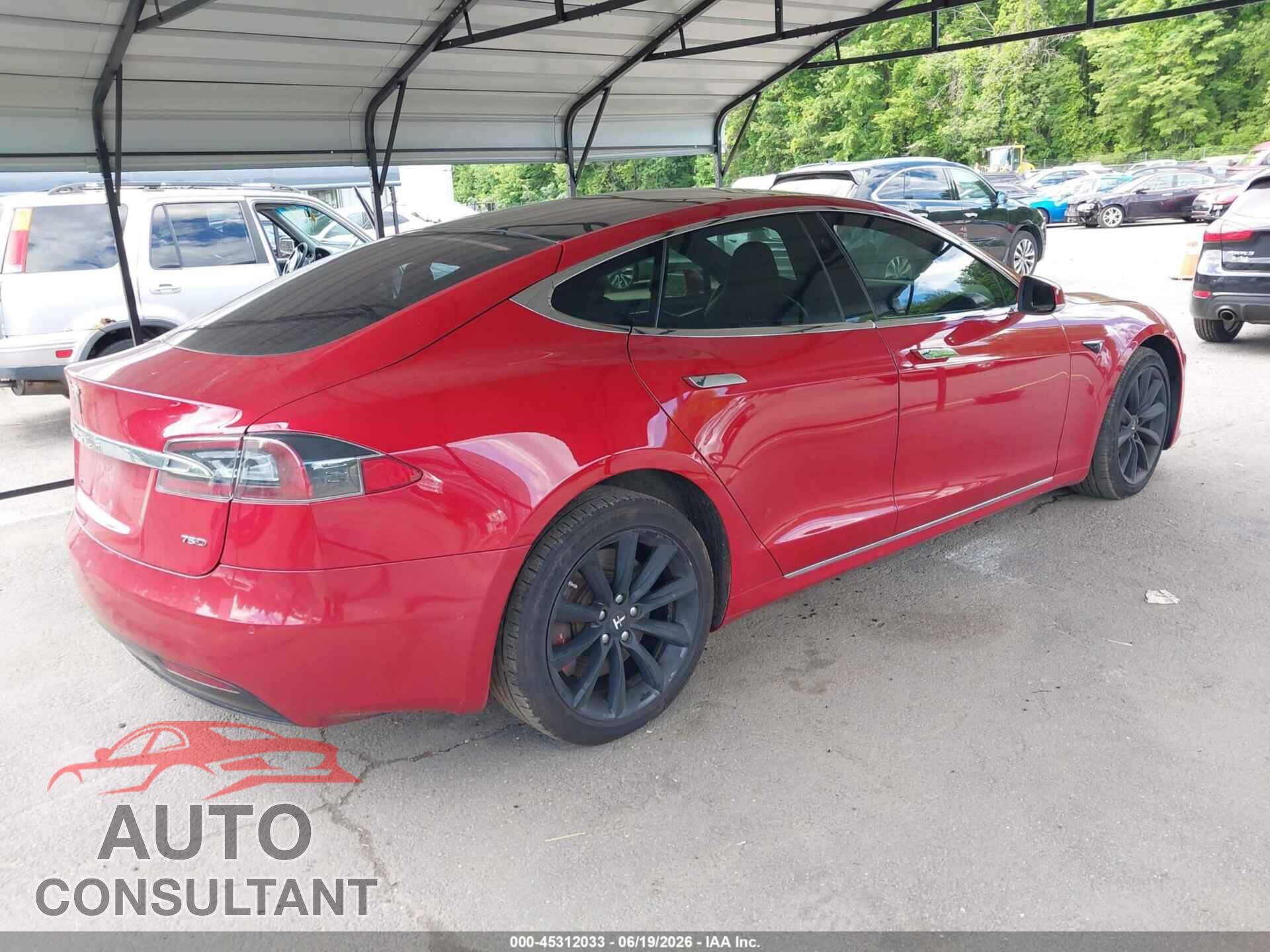 TESLA MODEL S 2017 - 5YJSA1E25HF201153