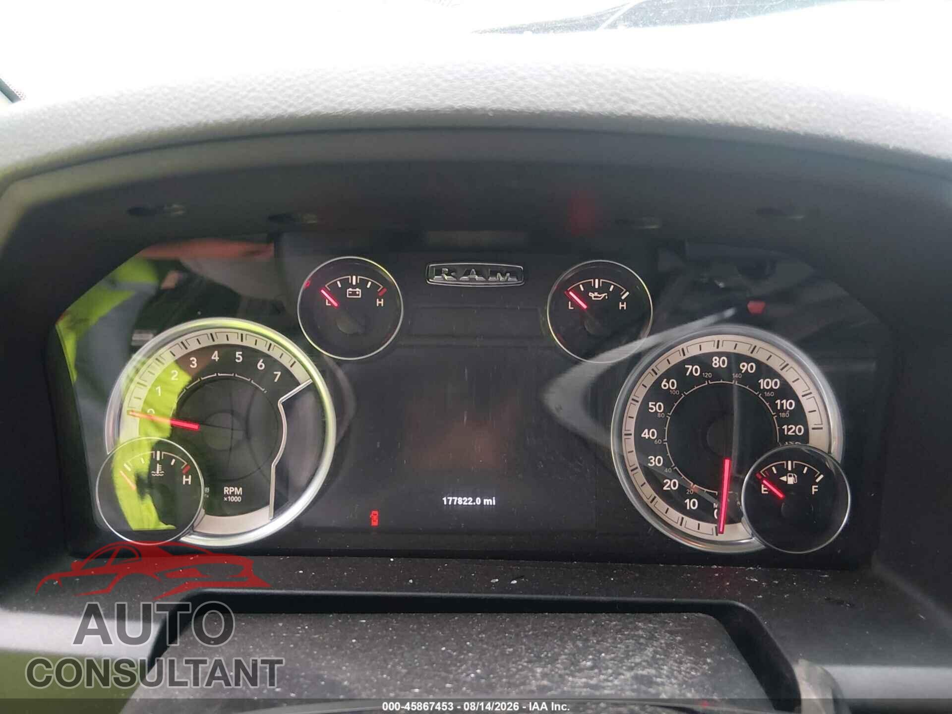 RAM 1500 2013 - 1C6RR7FT2DS719355