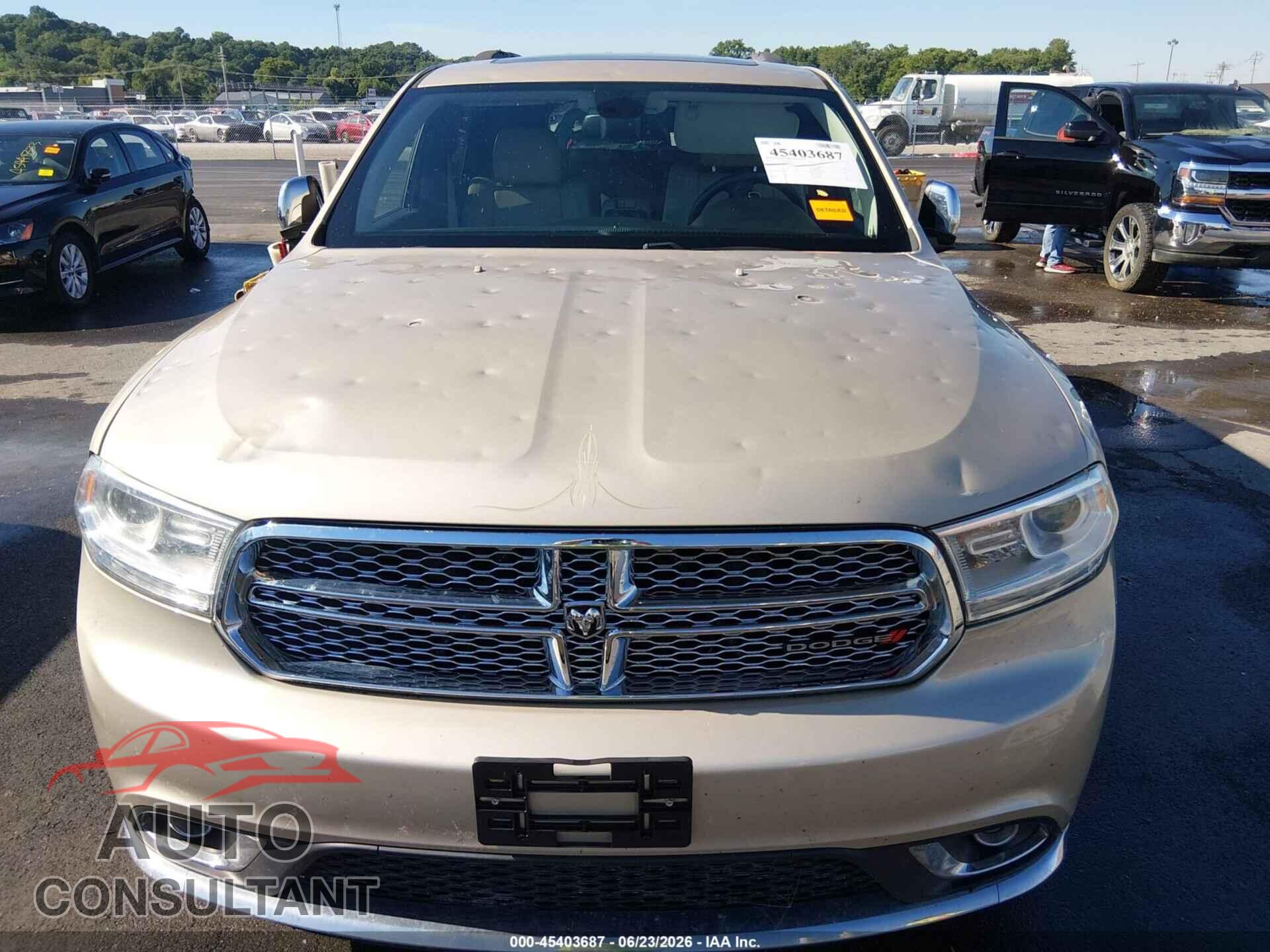 DODGE DURANGO 2015 - 1C4RDHEG3FC244054