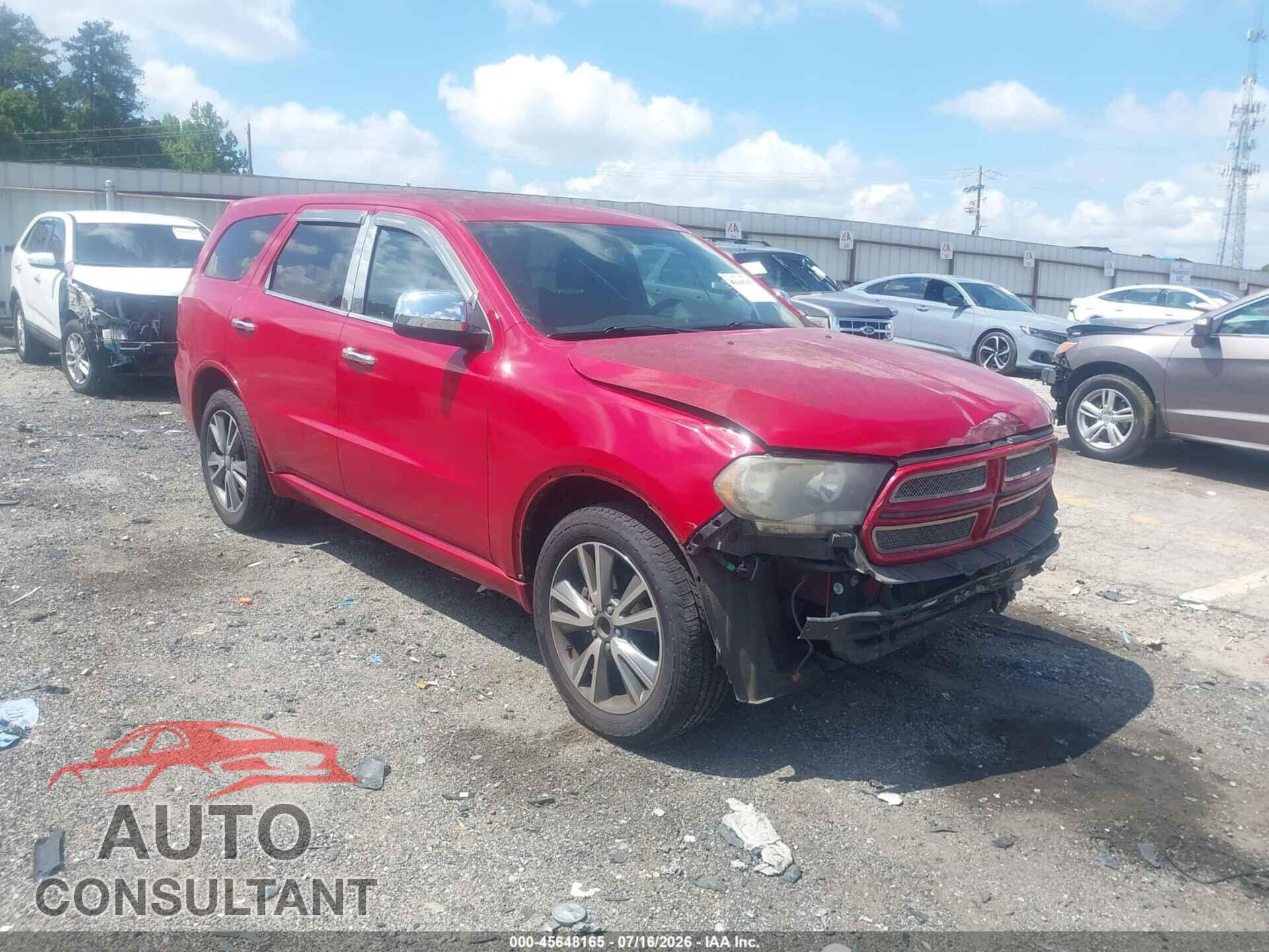 DODGE DURANGO 2013 - 1C4RDHAG2DC658297