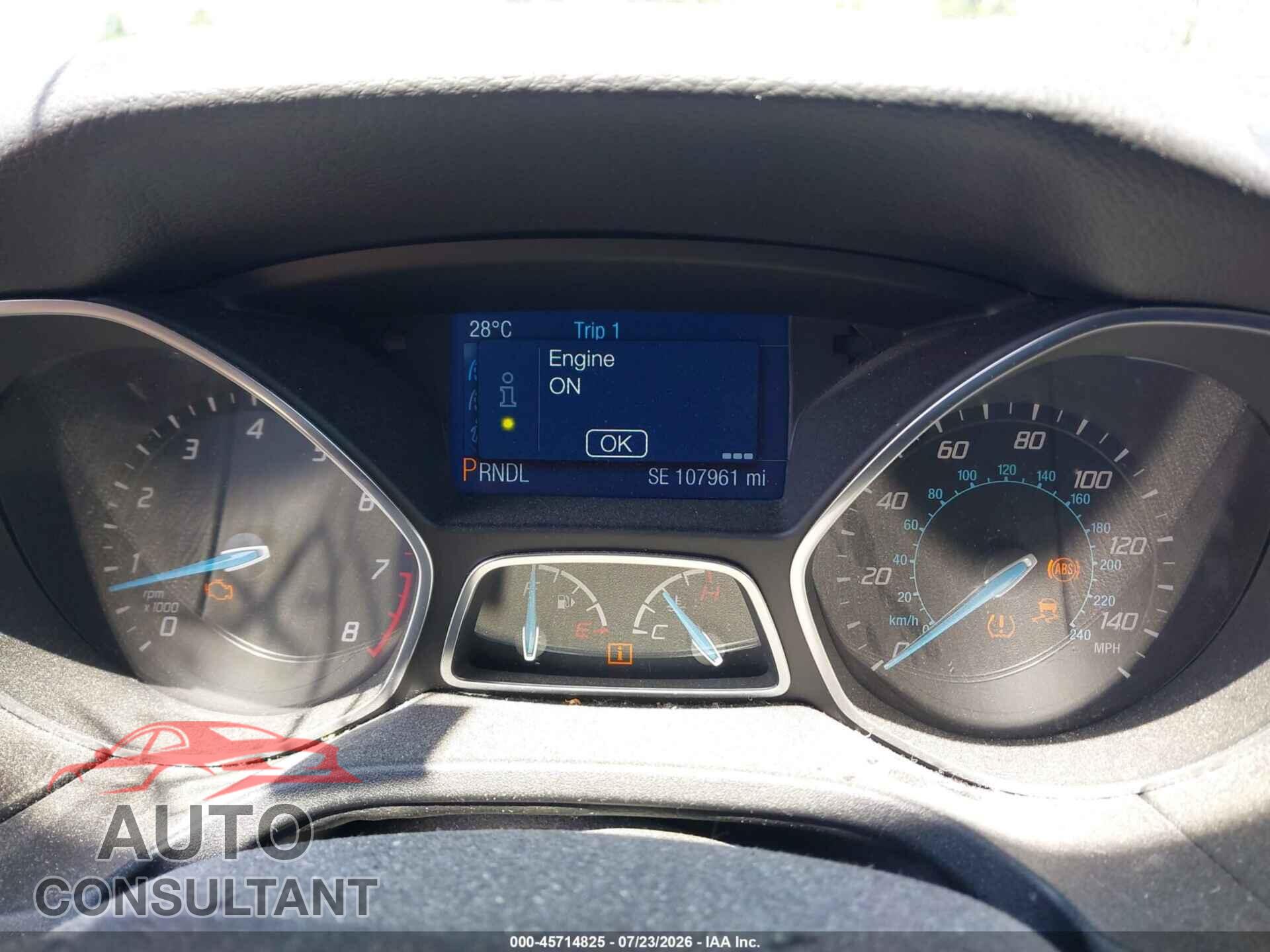 FORD FOCUS 2014 - 1FADP3K22EL360993