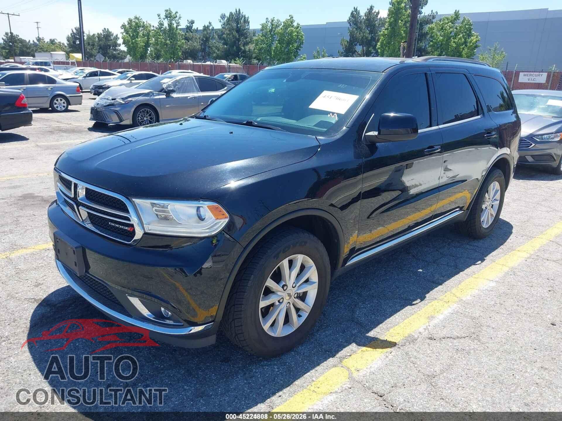 DODGE DURANGO 2019 - 1C4RDJAG5KC744448