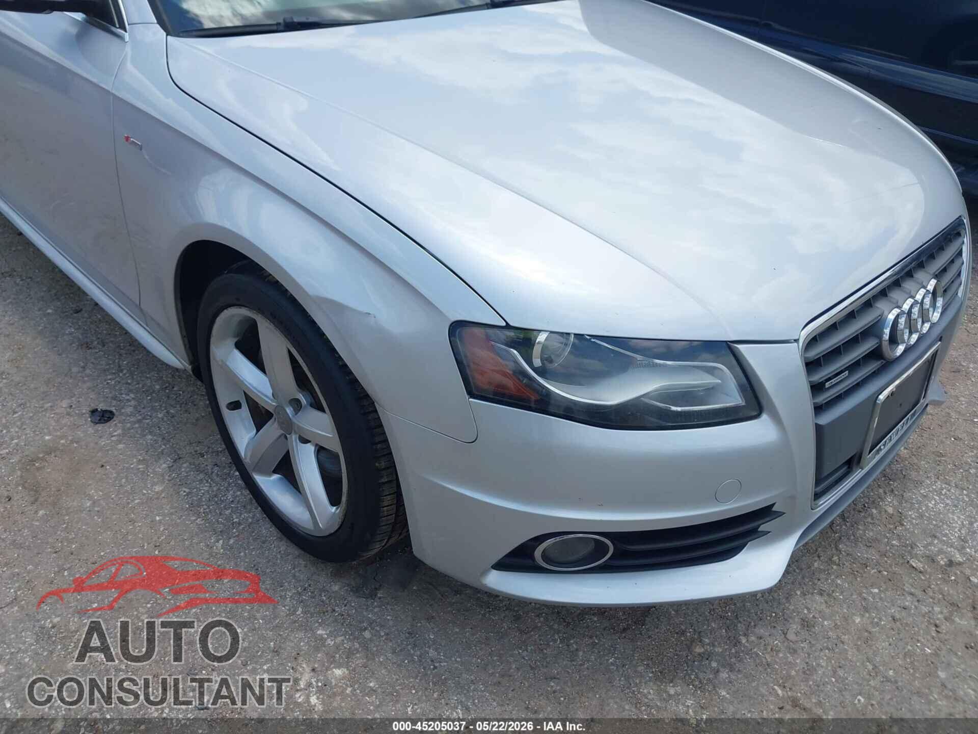 AUDI A4 2012 - WAUFFAFL3CA057594
