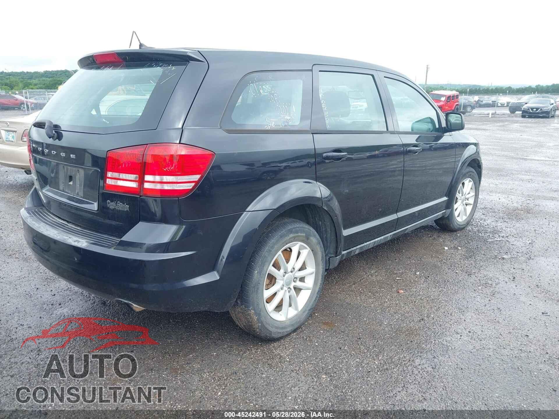 DODGE JOURNEY 2013 - 3C4PDCAB9DT508741